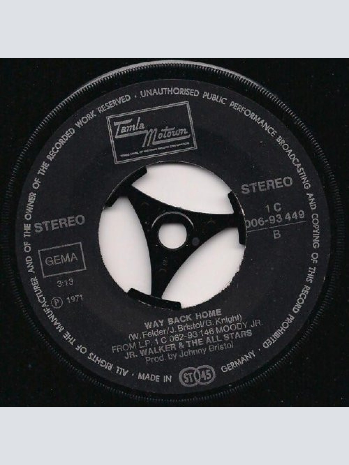 Vinyl / Jr. Walker & The All Stars* - Walk In The Night / Way Back Home