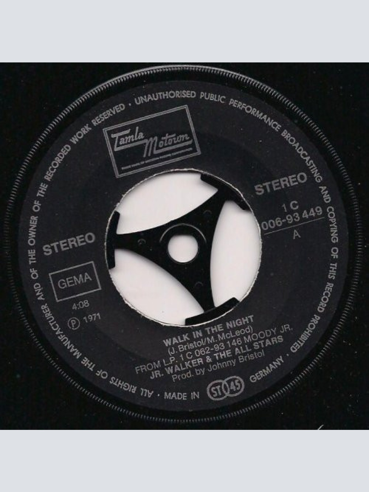 Vinyl / Jr. Walker & The All Stars* - Walk In The Night / Way Back Home