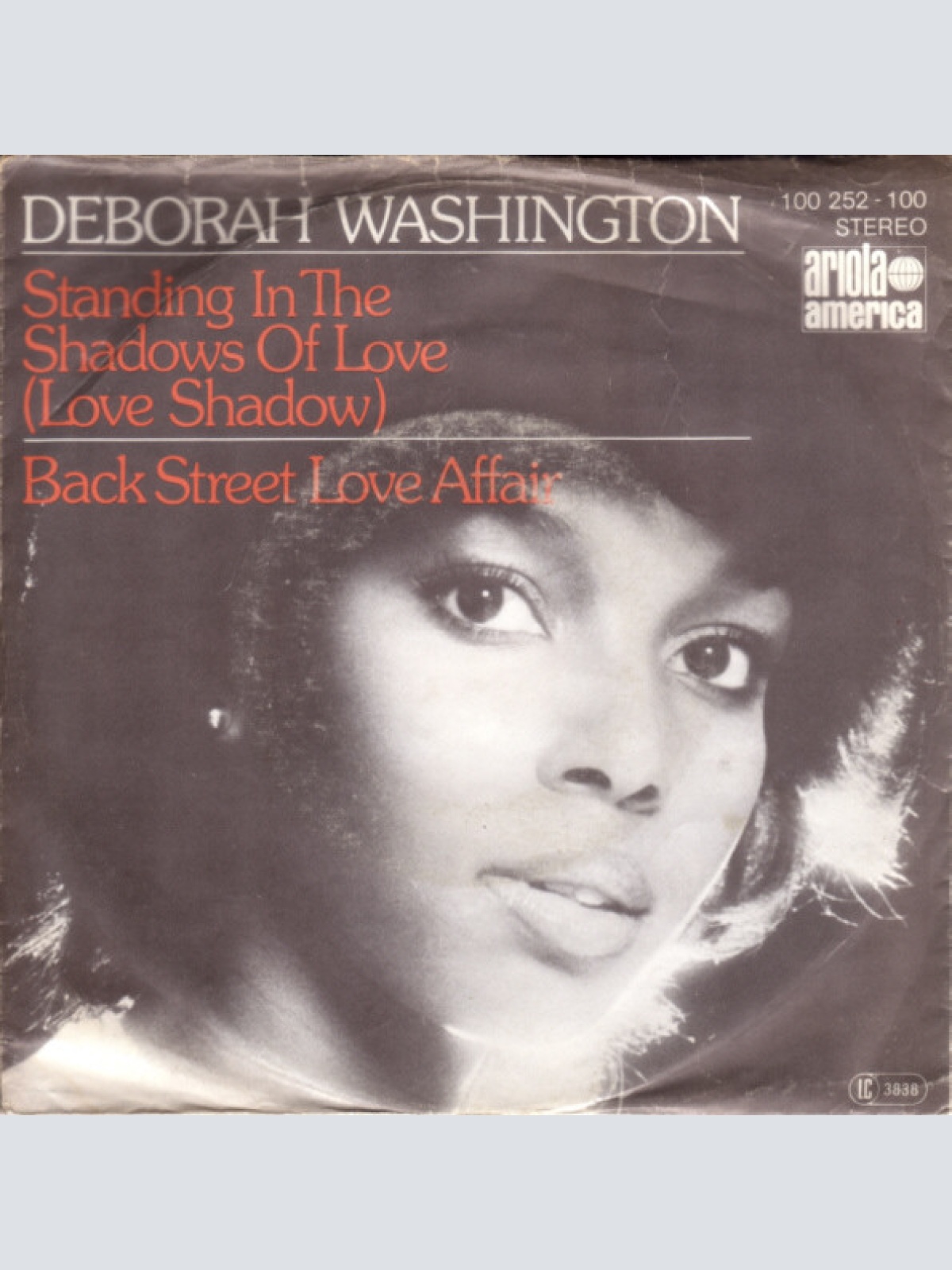 Vinyl / Deborah Washington - Standing In The Shadows Of Love (Love Shadow) / Back Street Love Affair