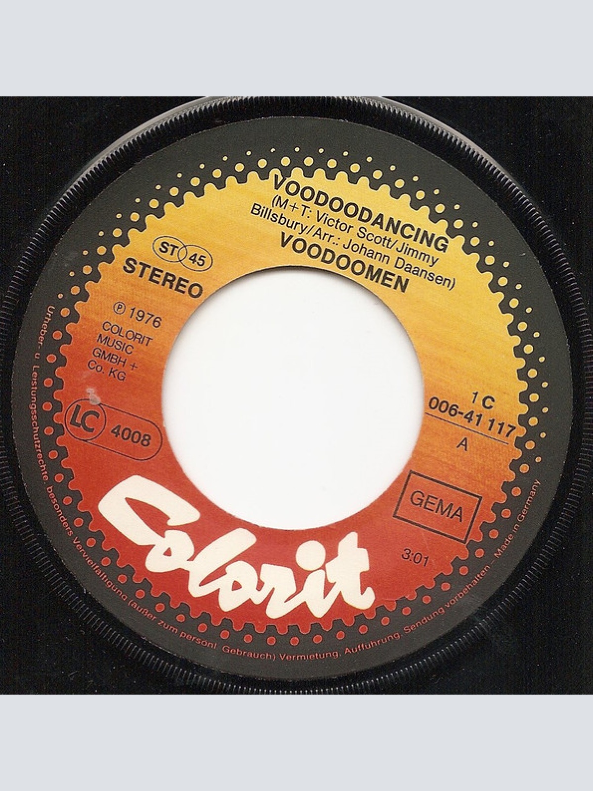 Vinyl / Voodoomen - Voodoodancing