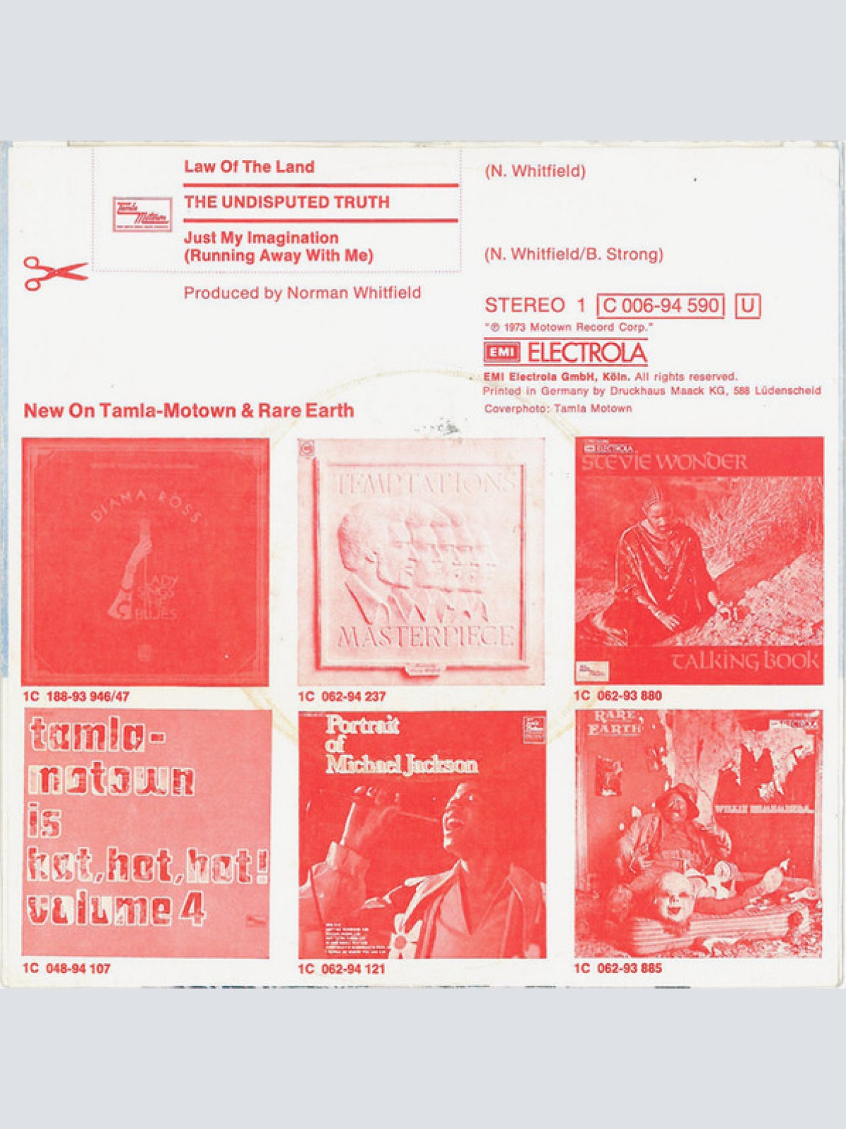 Vinyl / The Undisputed Truth - Law Of The Land