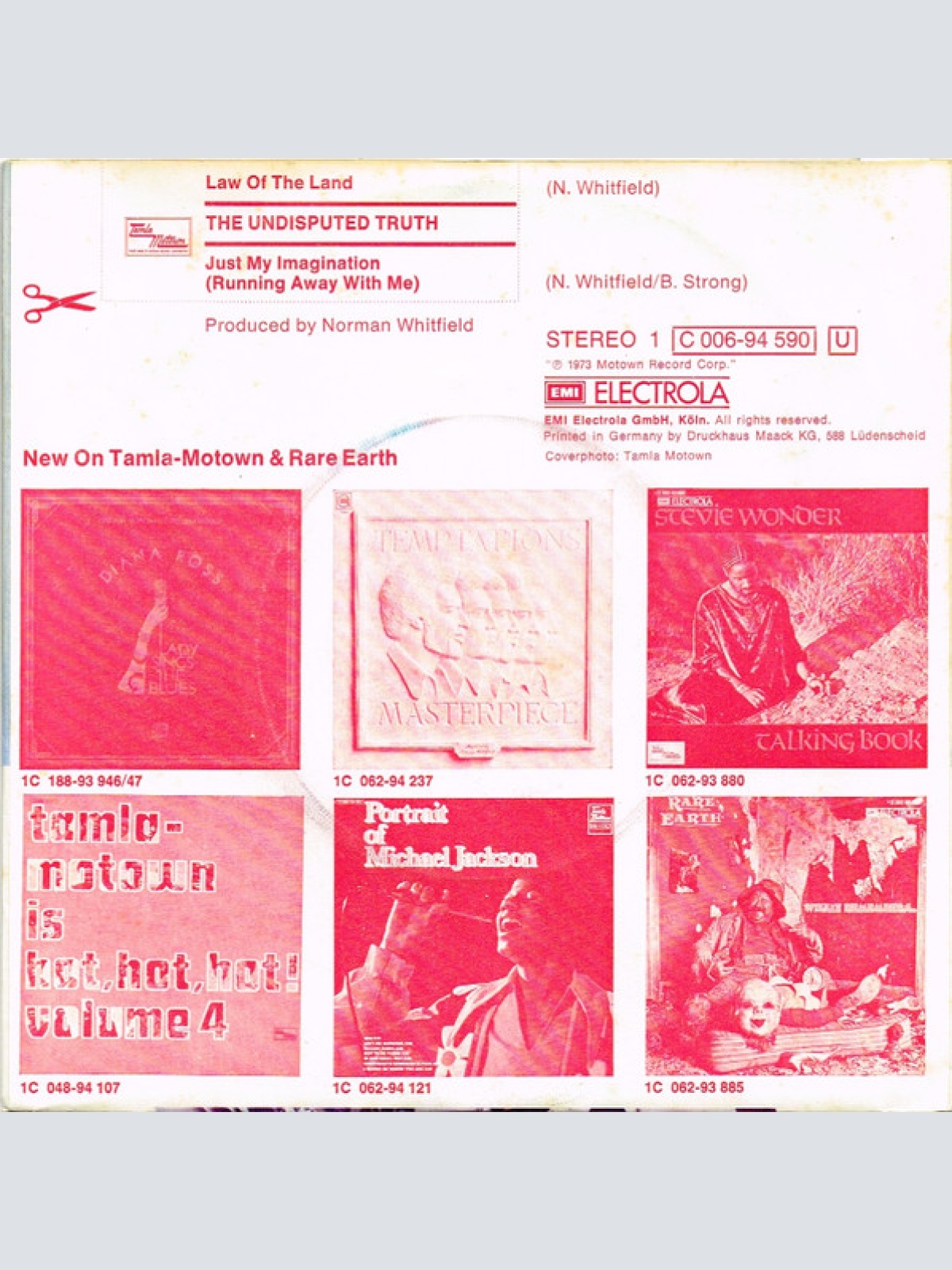 Vinyl / The Undisputed Truth - Law Of The Land