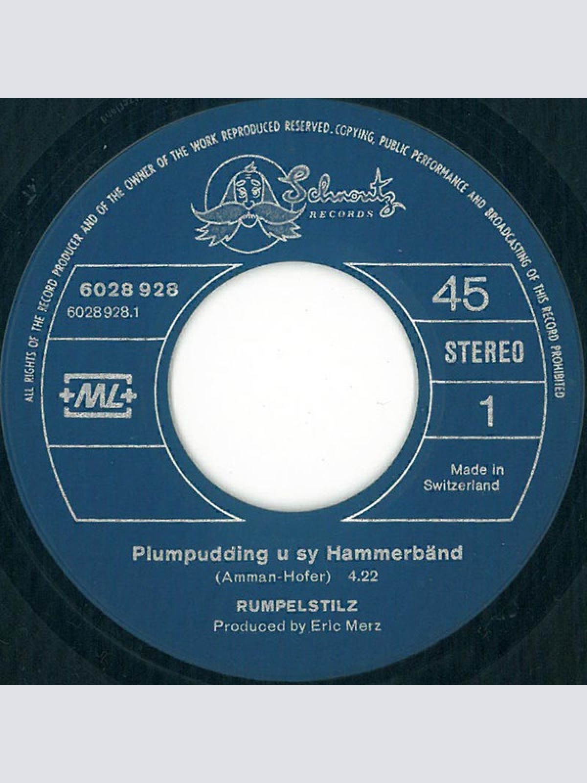 Vinyl / Rumpelstilz - Dschungel Bummel / Plum Pudding & Sy Hammer-Bänd