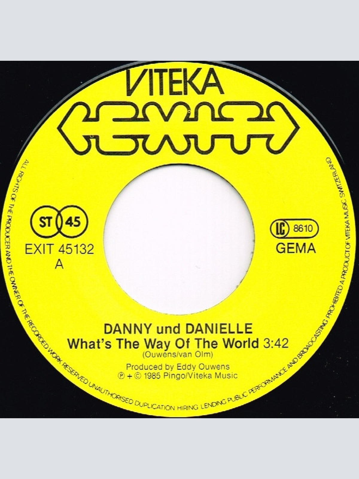 Vinyl / Danny Und Danielle - What's The Way Of The World