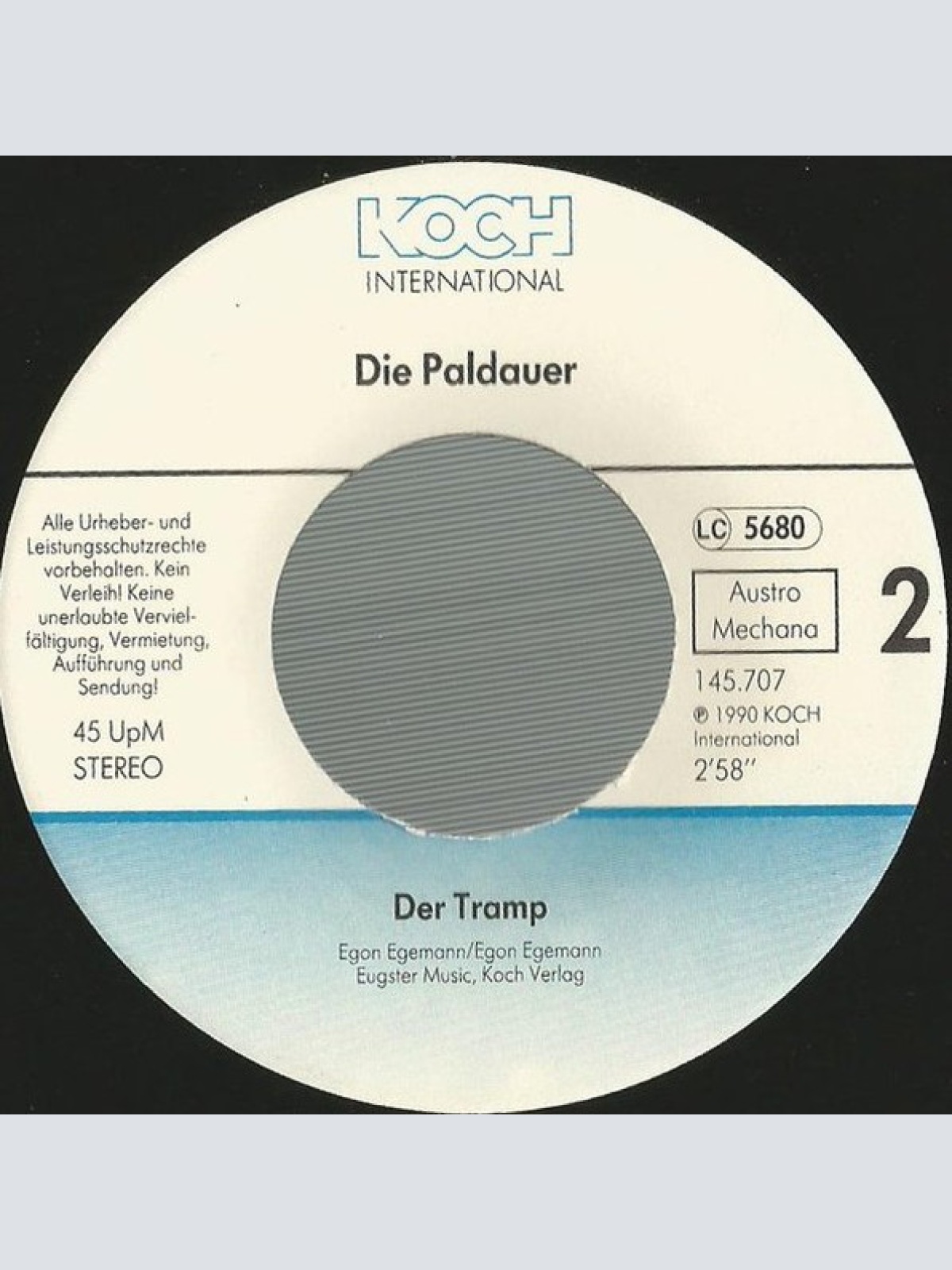 Vinyl / Die Paldauer - In Der Nacht