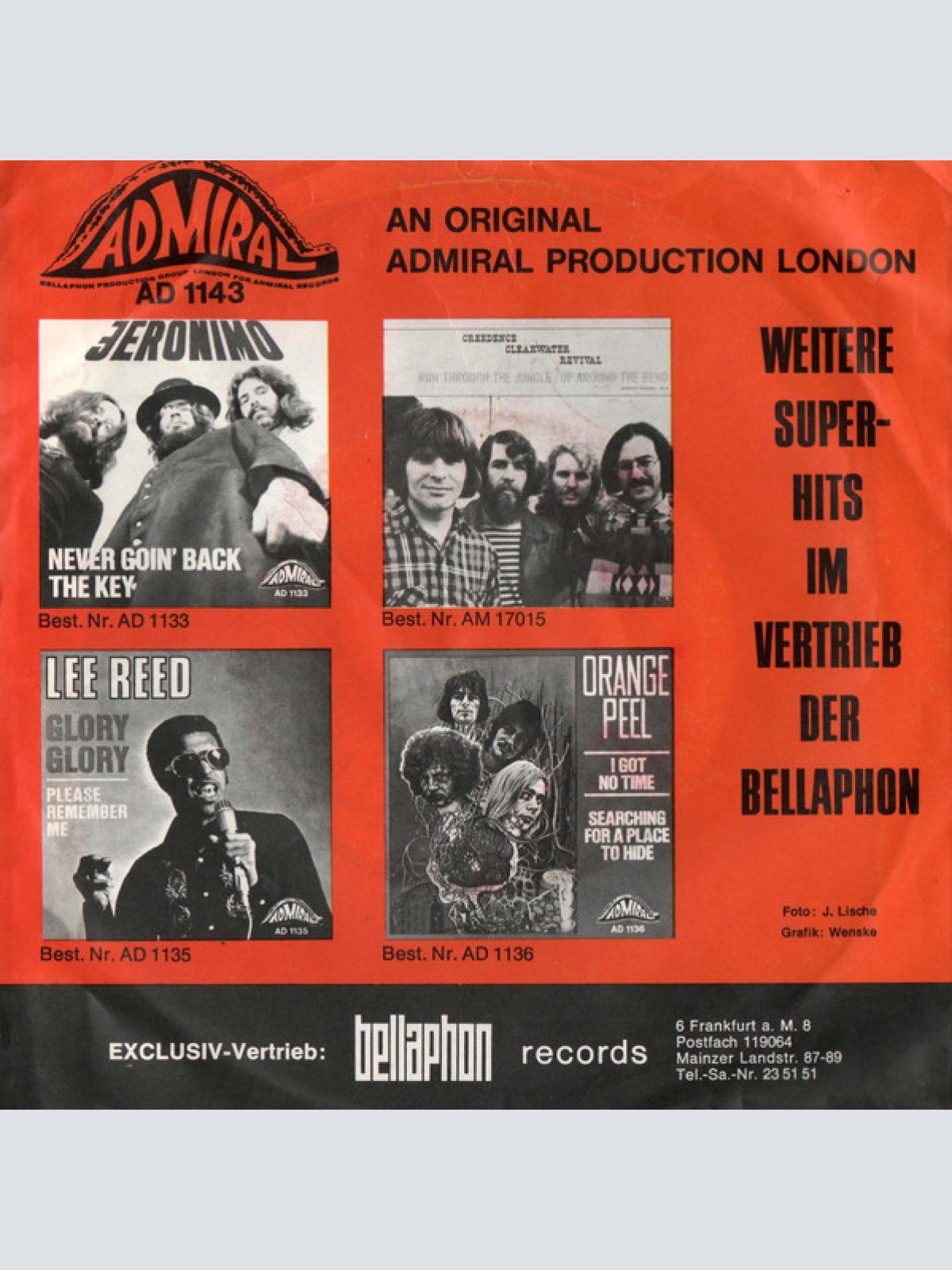 Vinyl / Lee Reed - Montego Bay / Sunshine Tomorrow