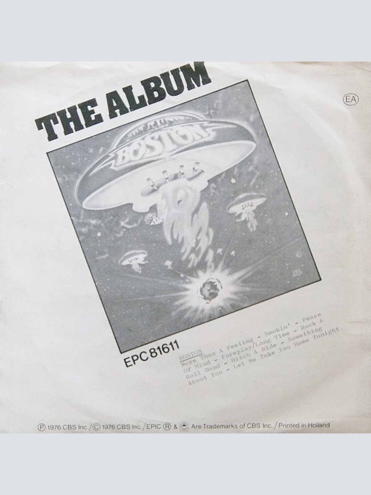 Vinyl / Boston - More Than A Feeling