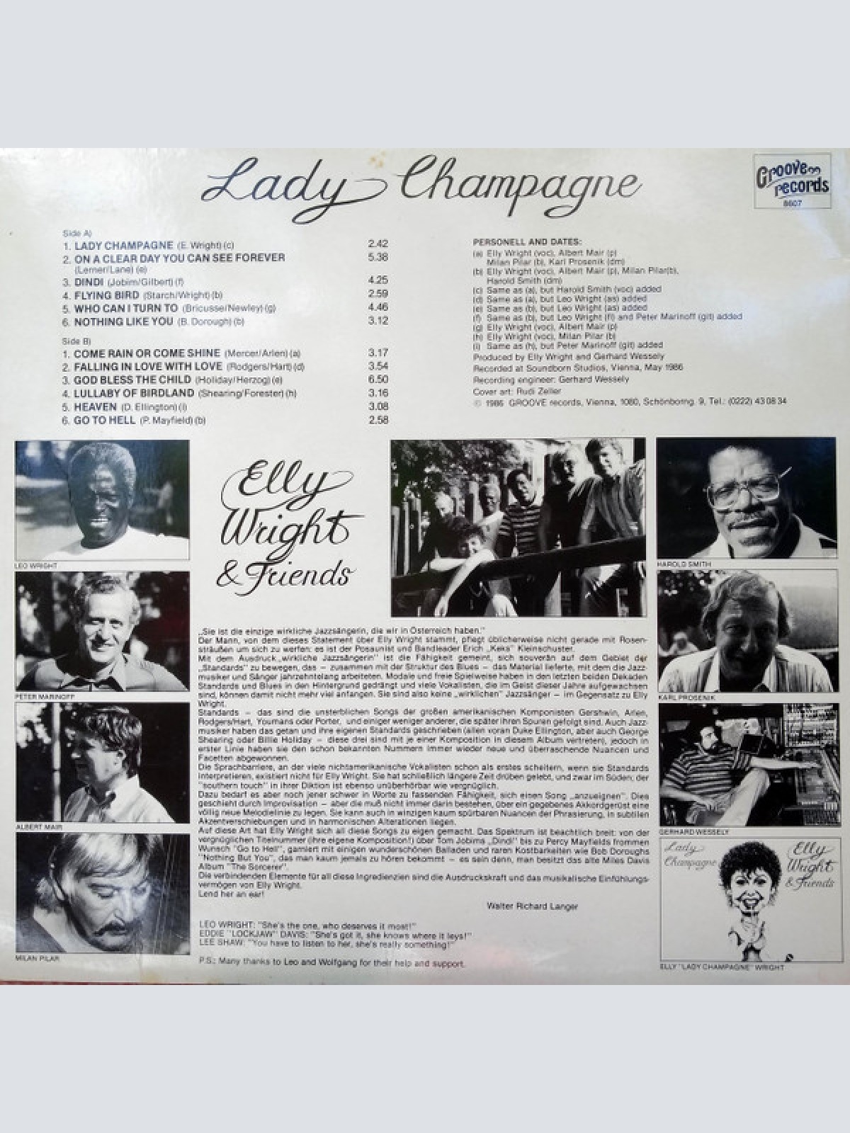 Vinyl / Elly Wright - Lady Champagne