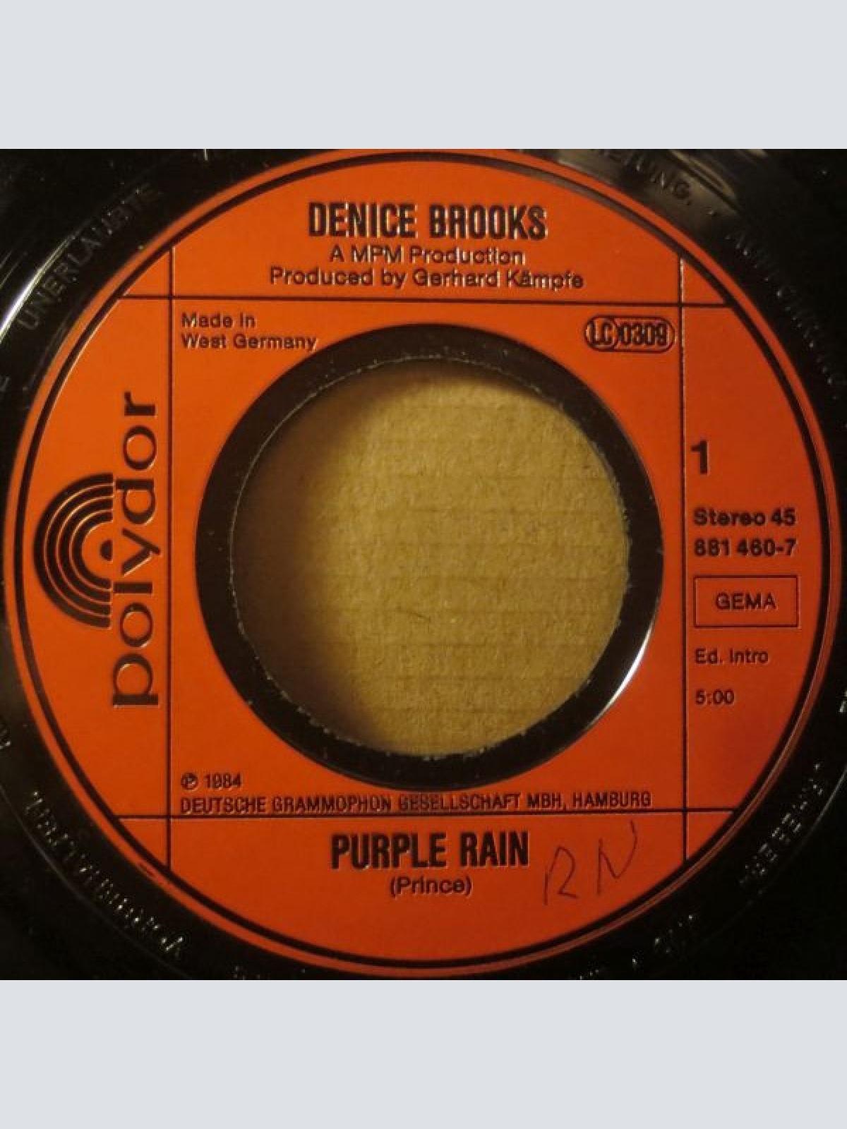 Vinyl / Denice Brooks - Purple Rain