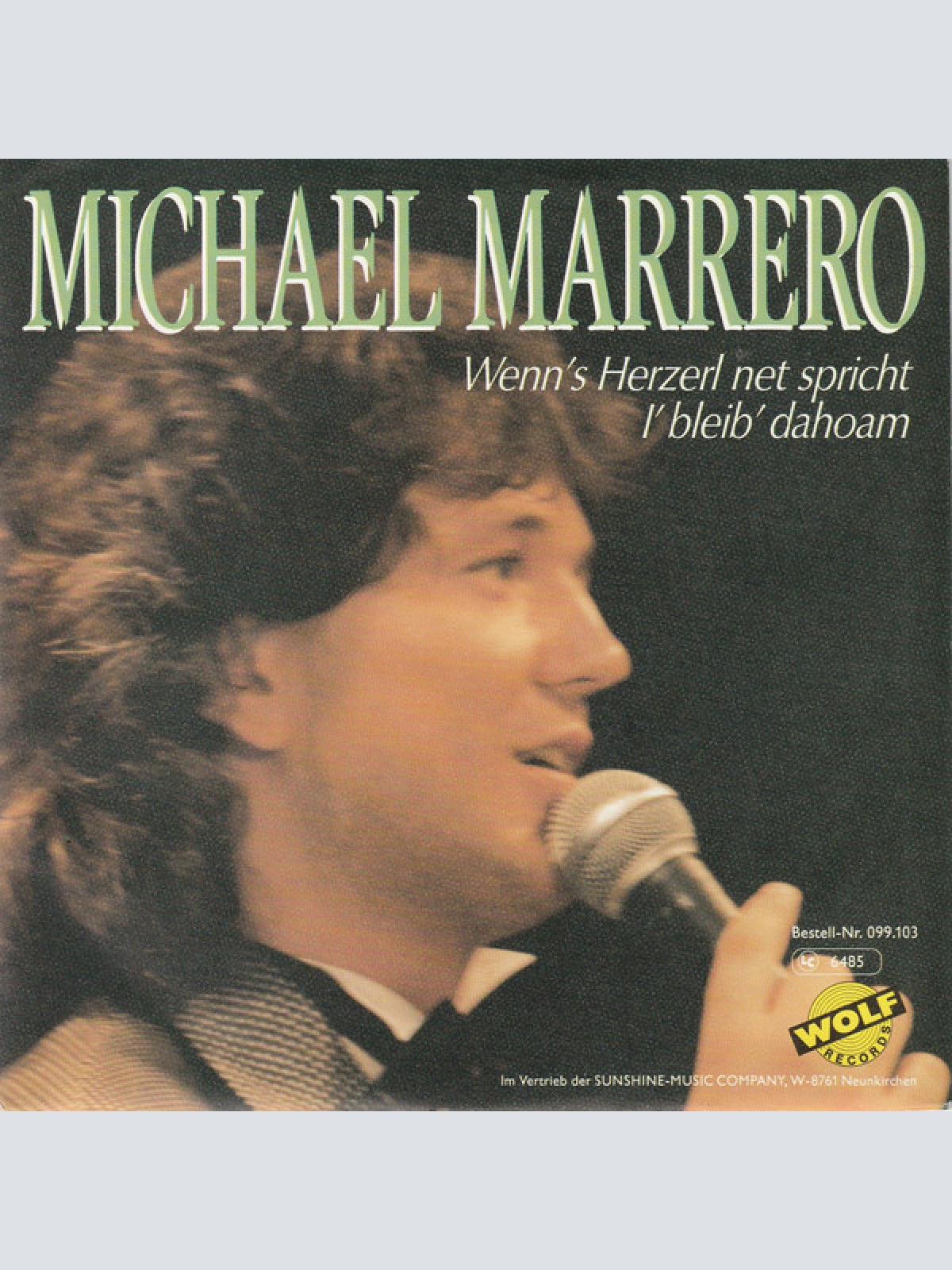 Vinyl / Michael Marrero - Wenn's Herzerl Net Spricht