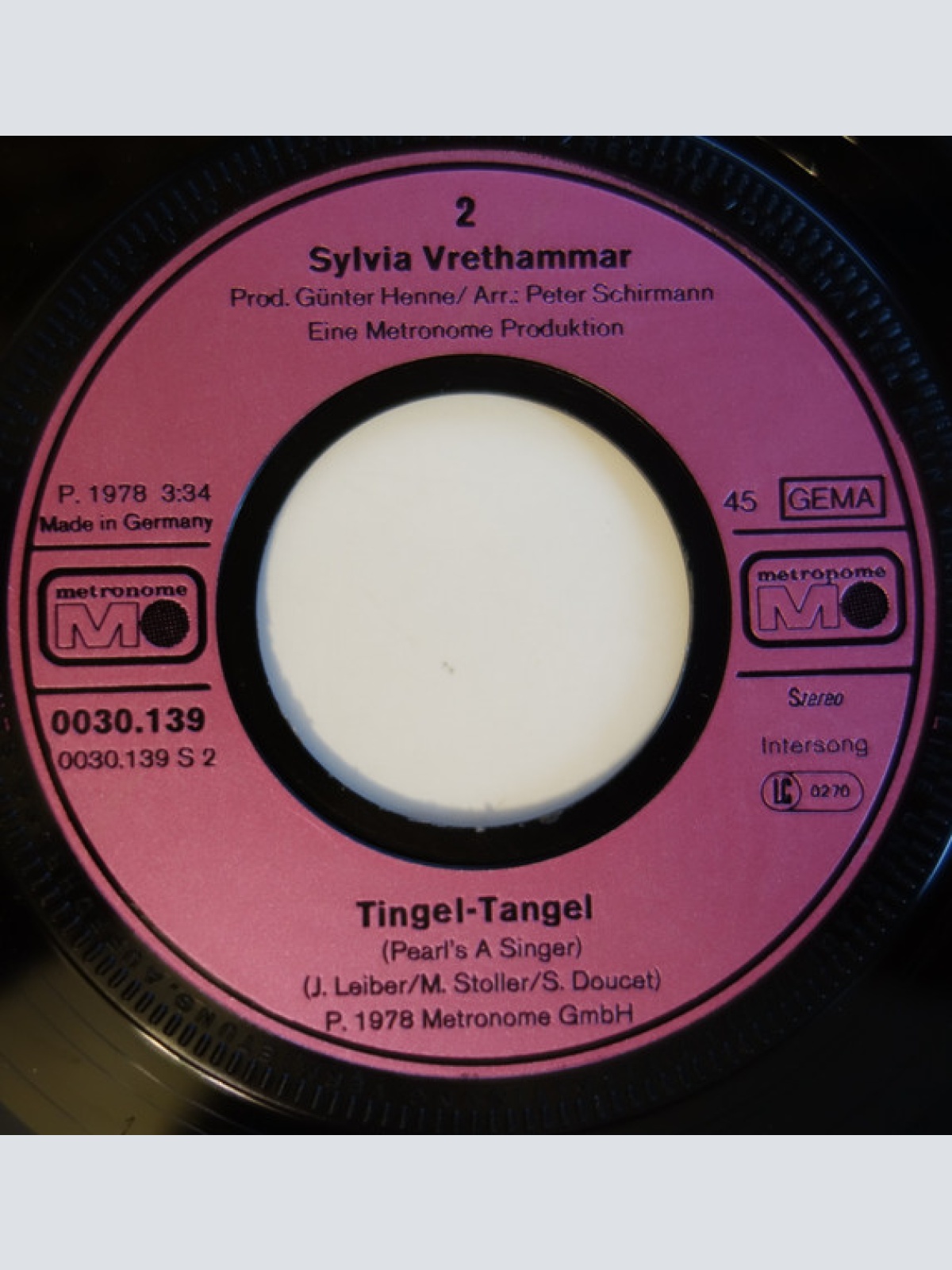 Vinyl / Sylvia Vrethammar - Der Mann Fürs Leben