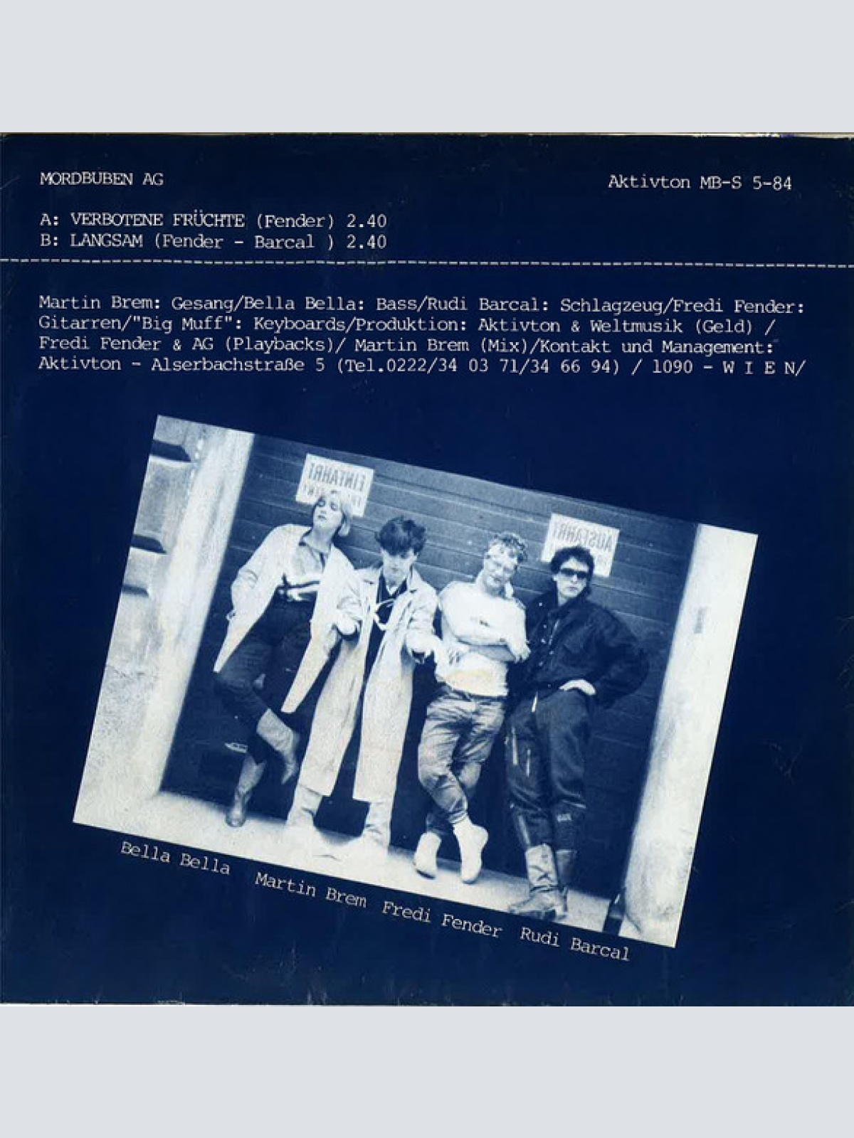 Vinyl / Mordbuben AG - Verbotene Früchte