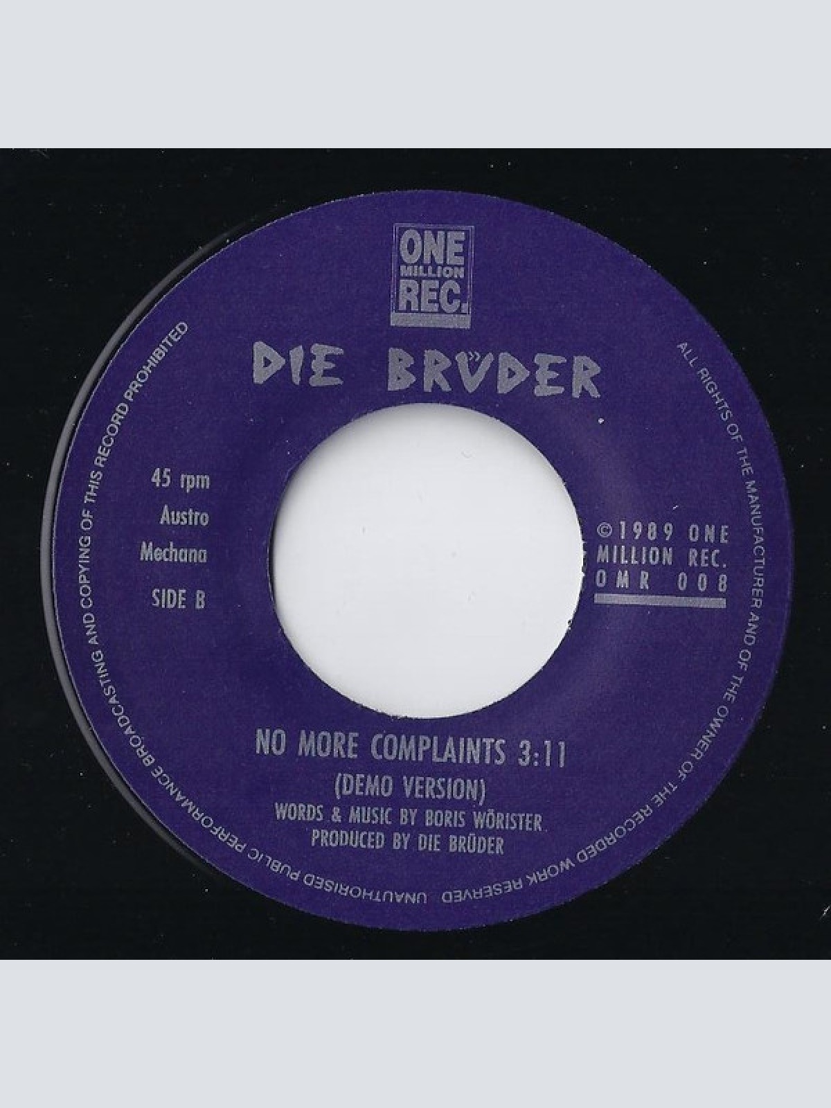 Vinyl / Die Brüder - Breach Of Faith