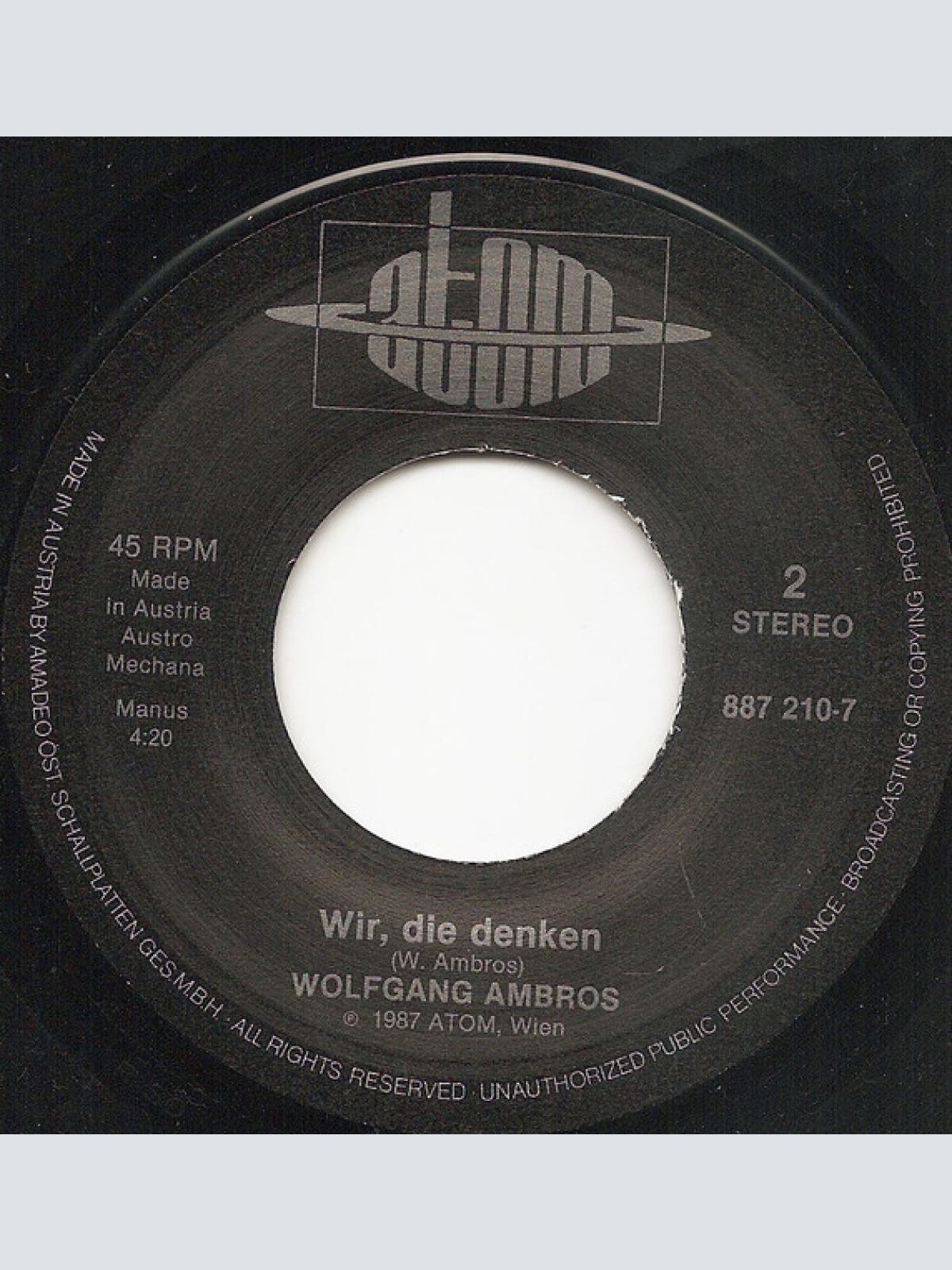 Vinyl / W. Ambros* - V.I.P.