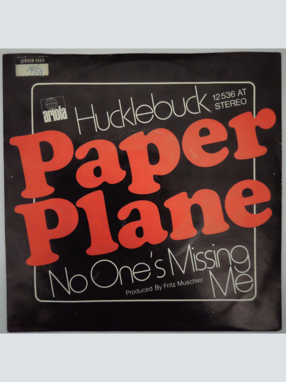 Vinyl / Hucklebuck - Paper Plane