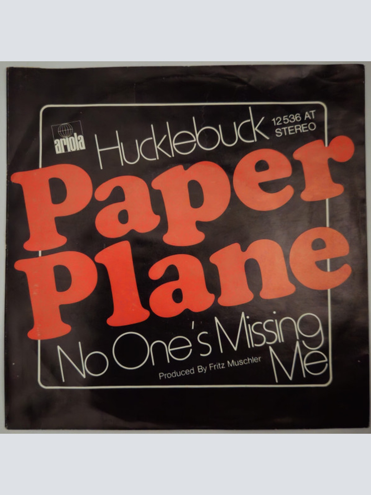 Vinyl / Hucklebuck - Paper Plane