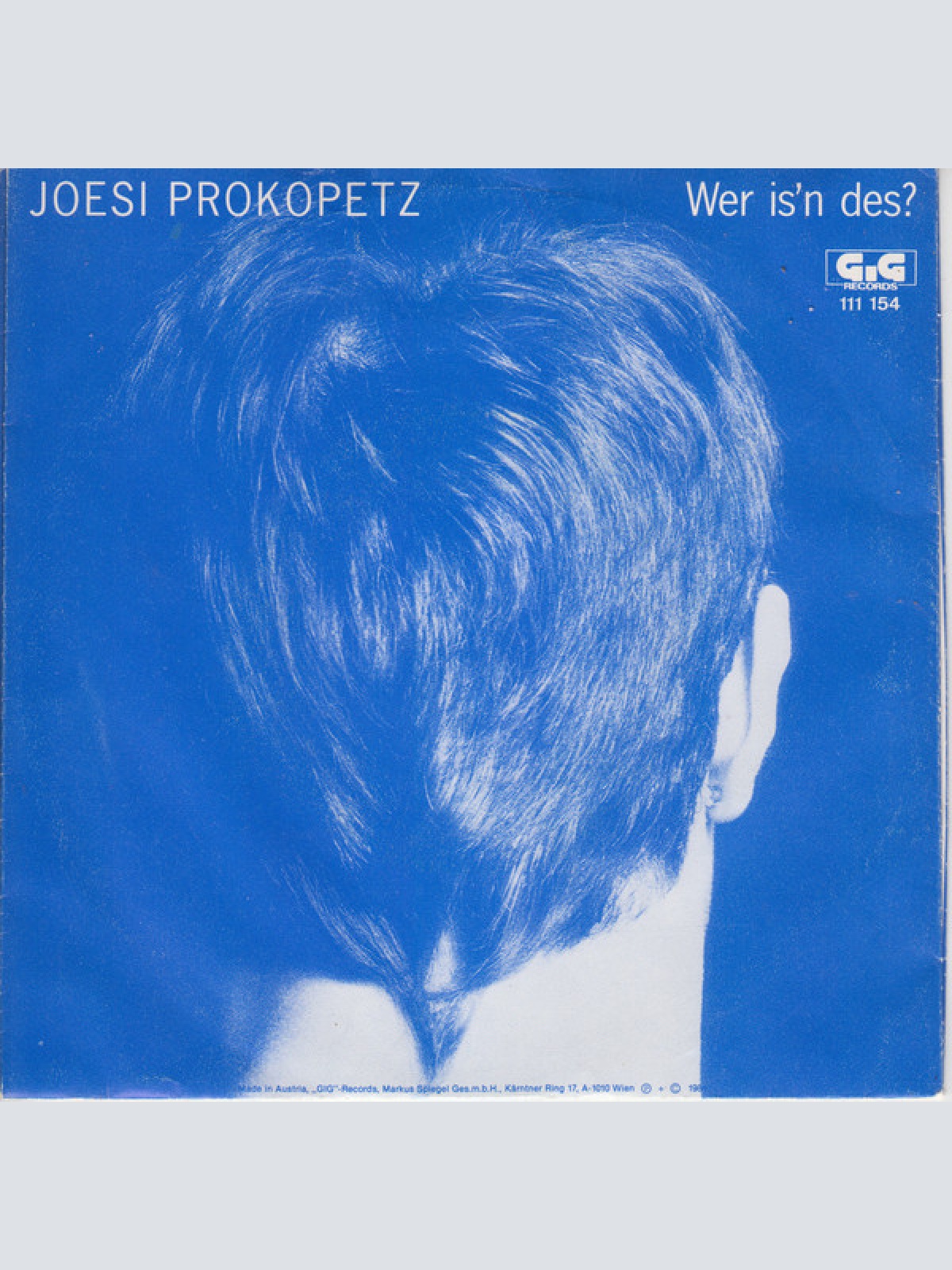 Vinyl / Joesi Prokopetz - Parkverbot (...Ich Irre Wieder Durch Die Stadt.)