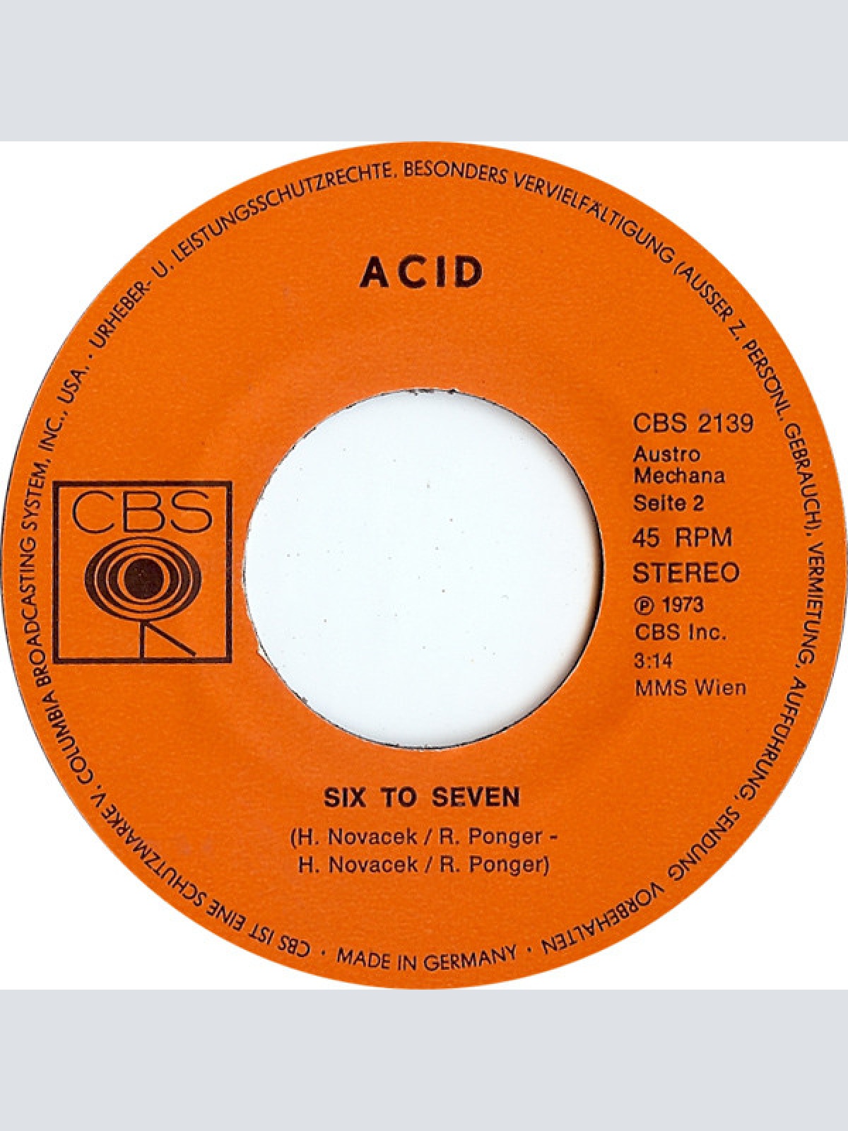 Vinyl / Acid (4) - Midnight Queen / Six To Seven