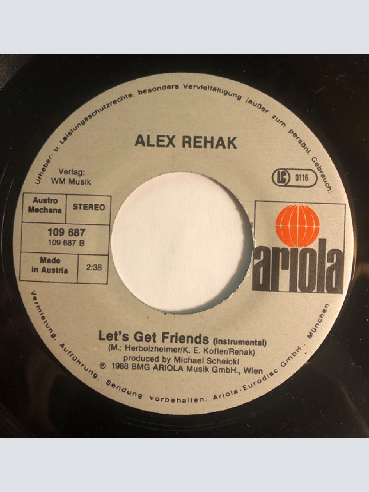 Vinyl / Alex Rehak - Let's Get Friends