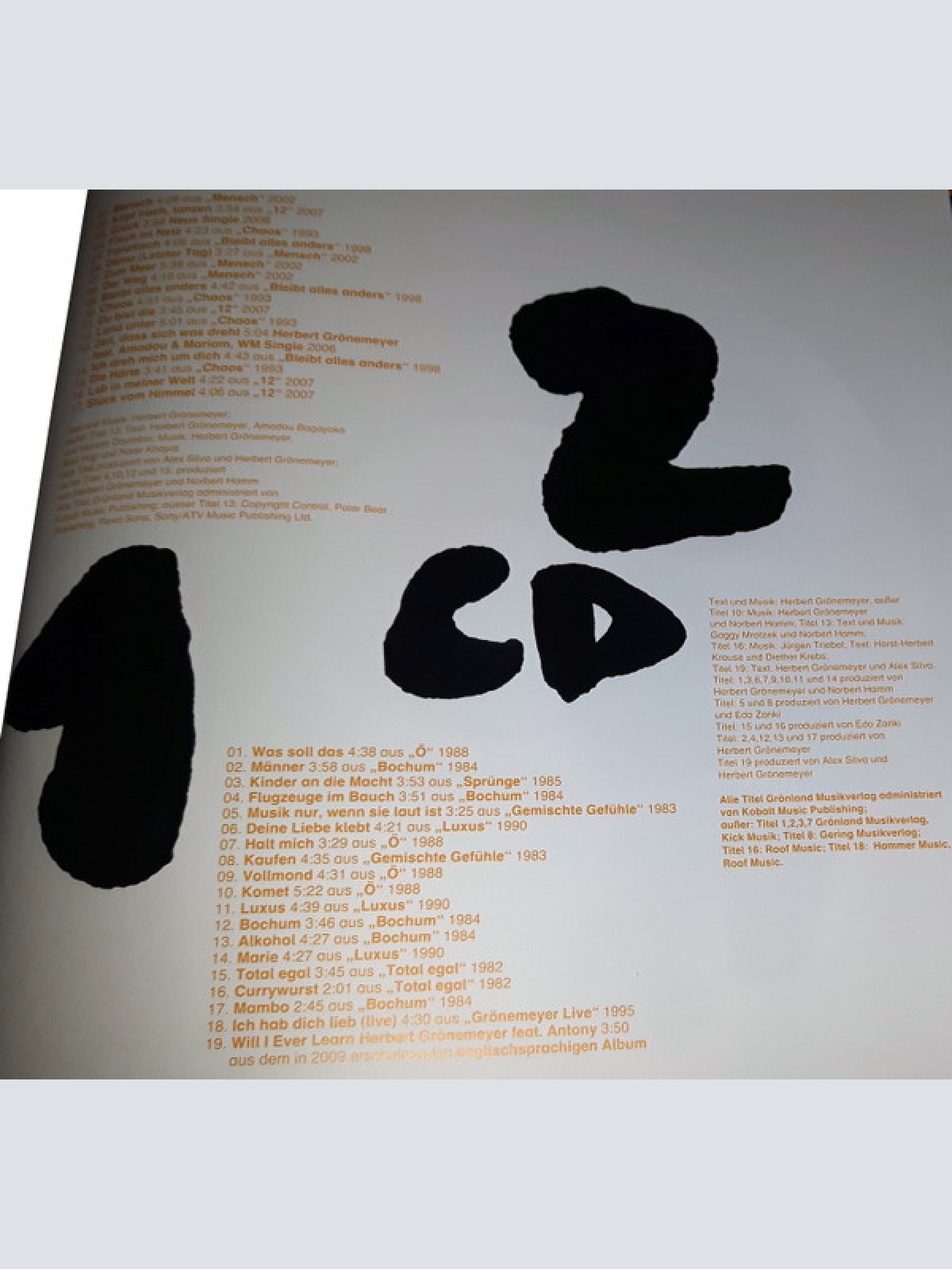 CD / Herbert Grönemeyer - Was Muss Muss - Best Of