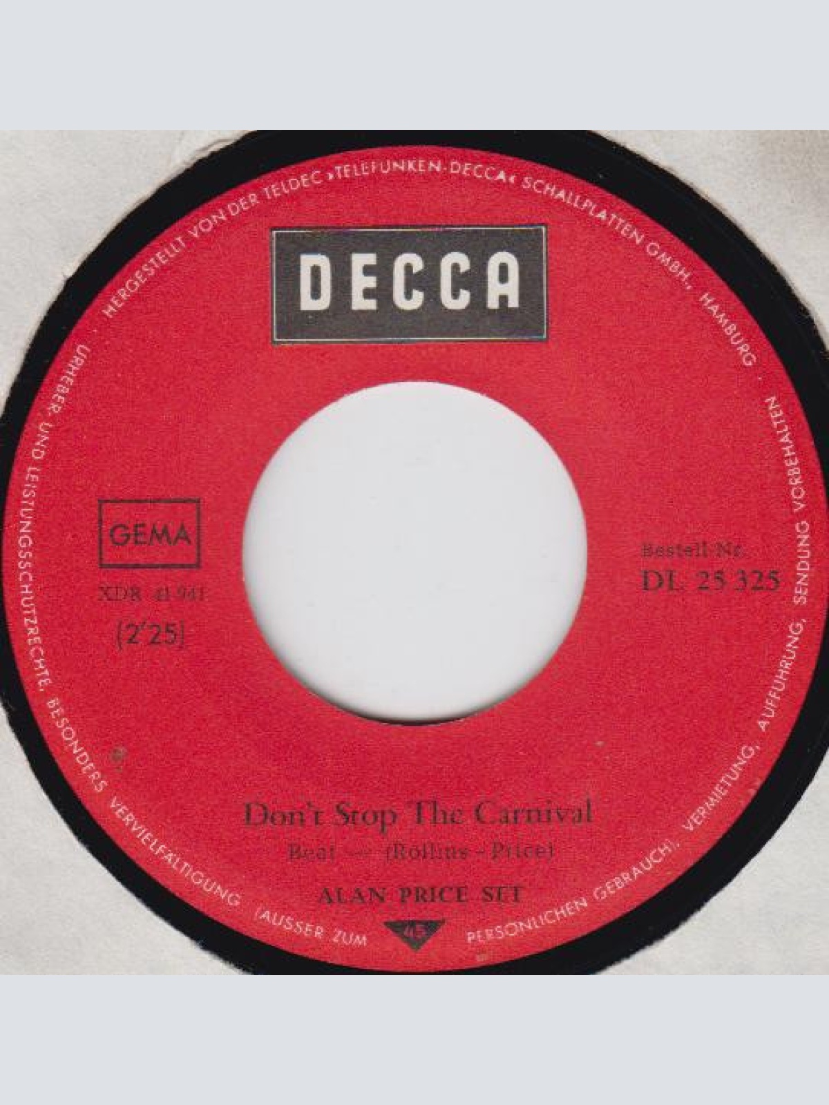 Vinyl / Alan Price Set* - Don't Stop The Carnival