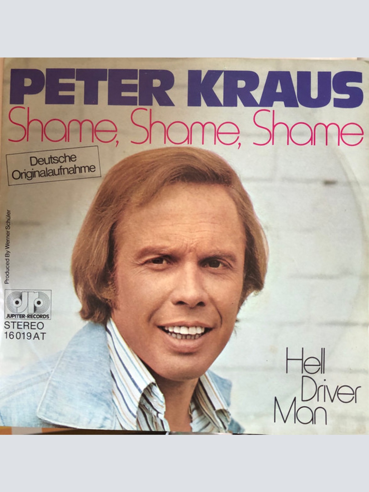 Vinyl / Peter Kraus - Shame, Shame, Shame