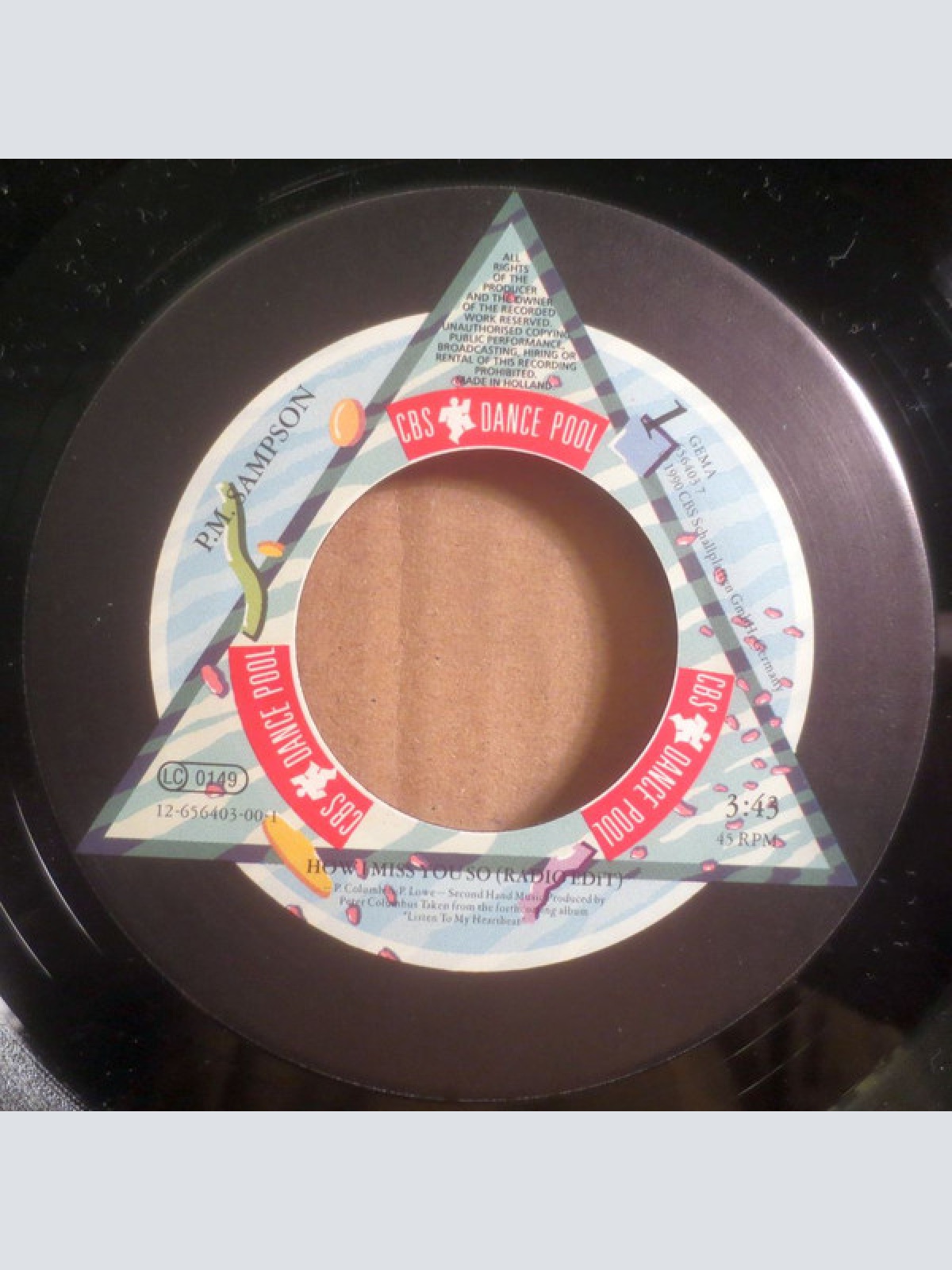 Vinyl / P.M. Sampson - How I Miss You So (Radio Edit)