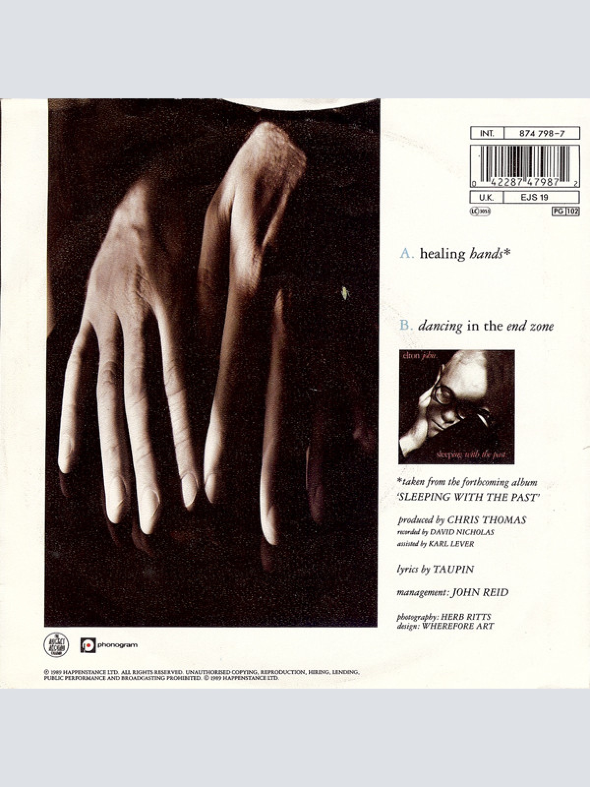 Vinyl / Elton John - Healing Hands