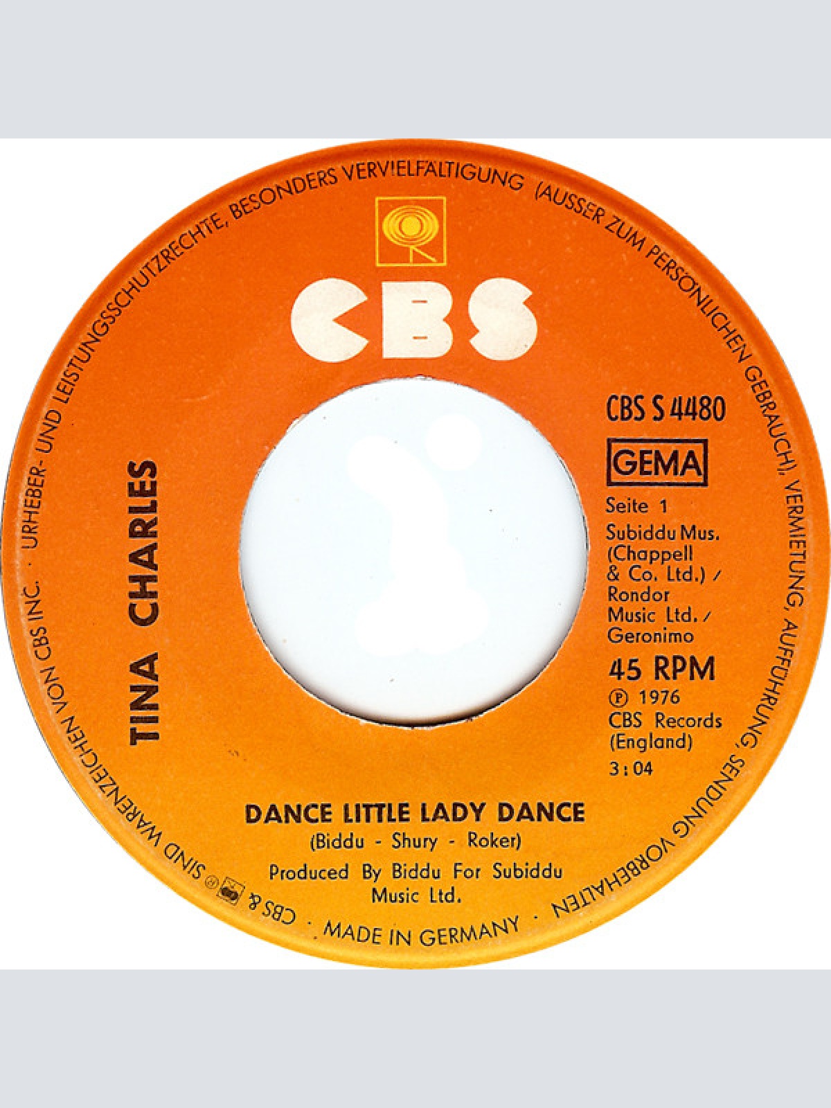 Vinyl / Tina Charles - Dance Little Lady Dance