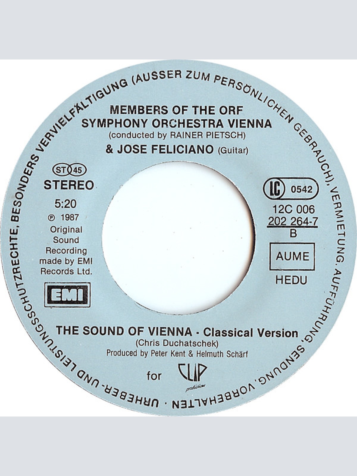 Vinyl / Jose Feliciano* & Vienna Project (2) - The Sound Of Vienna