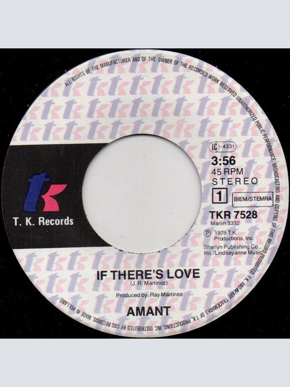 Vinyl / Amant - If There's Love