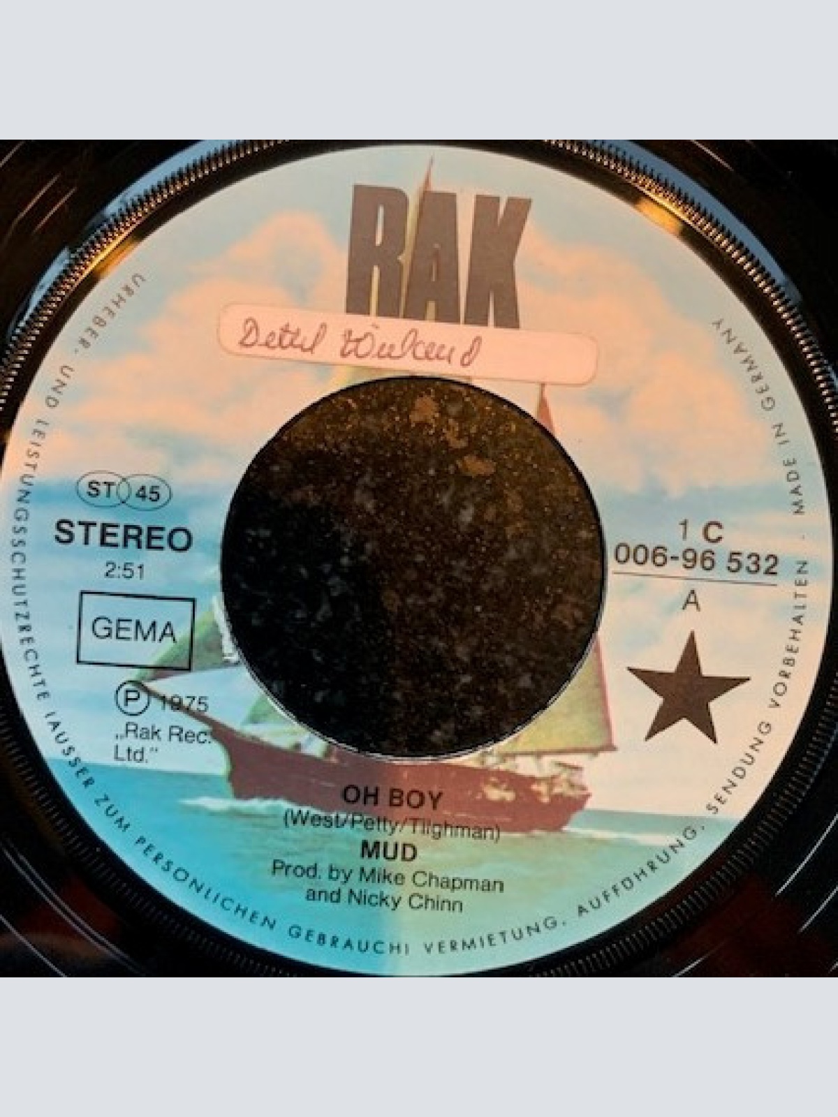 Vinyl / Mud - Oh Boy