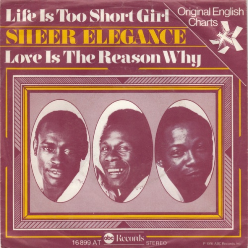 Vinyl / Sheer Elegance - Life Is Too Short Girl