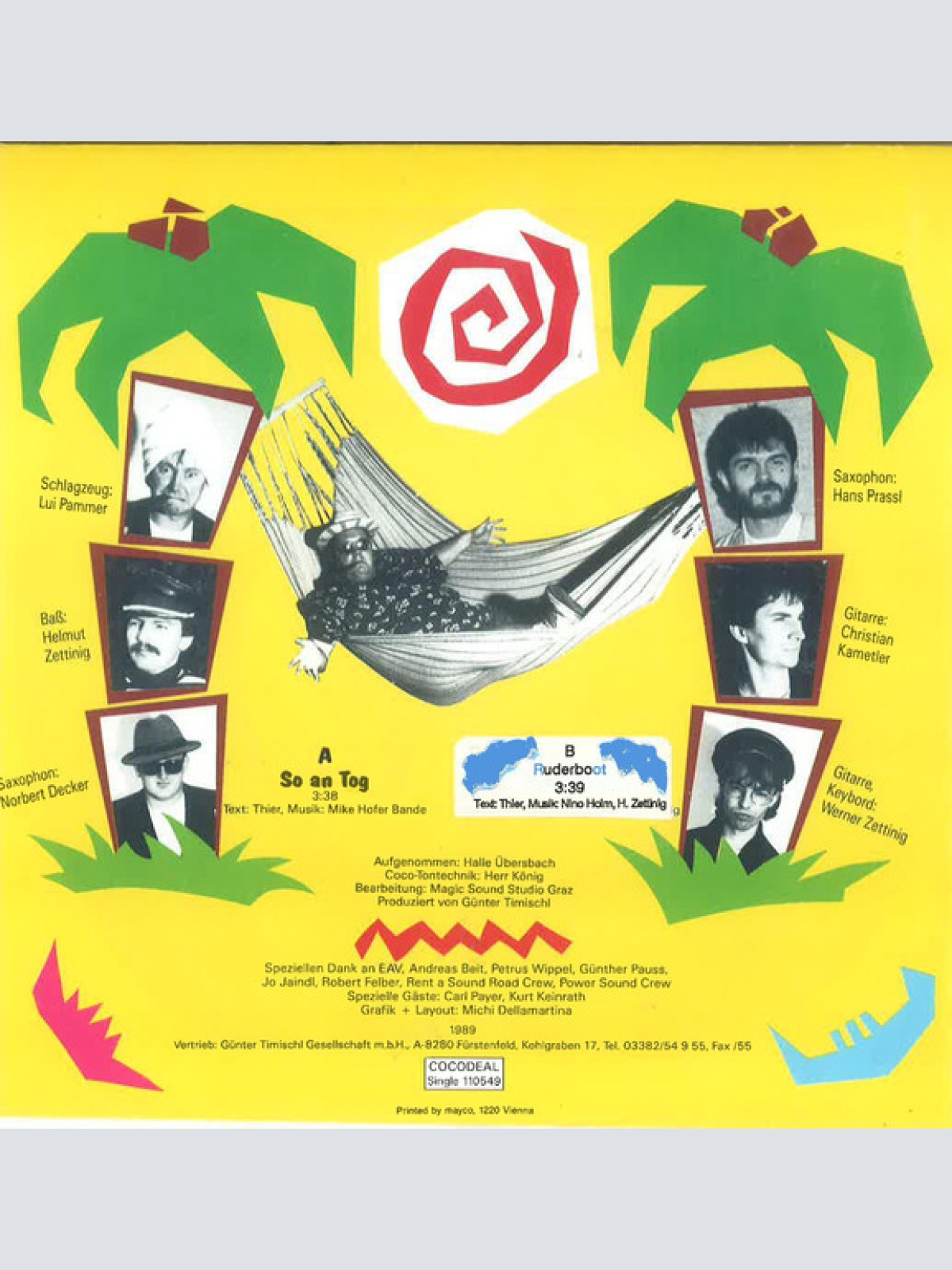 Vinyl / Blue Thier & Die Cocoband* - So An Tog