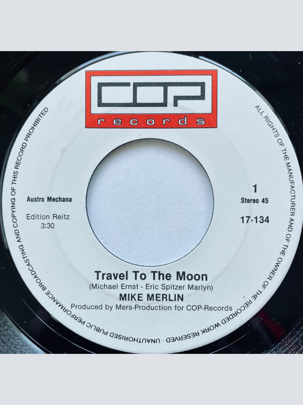 Vinyl / Mike Merlin - Travel To The Moon