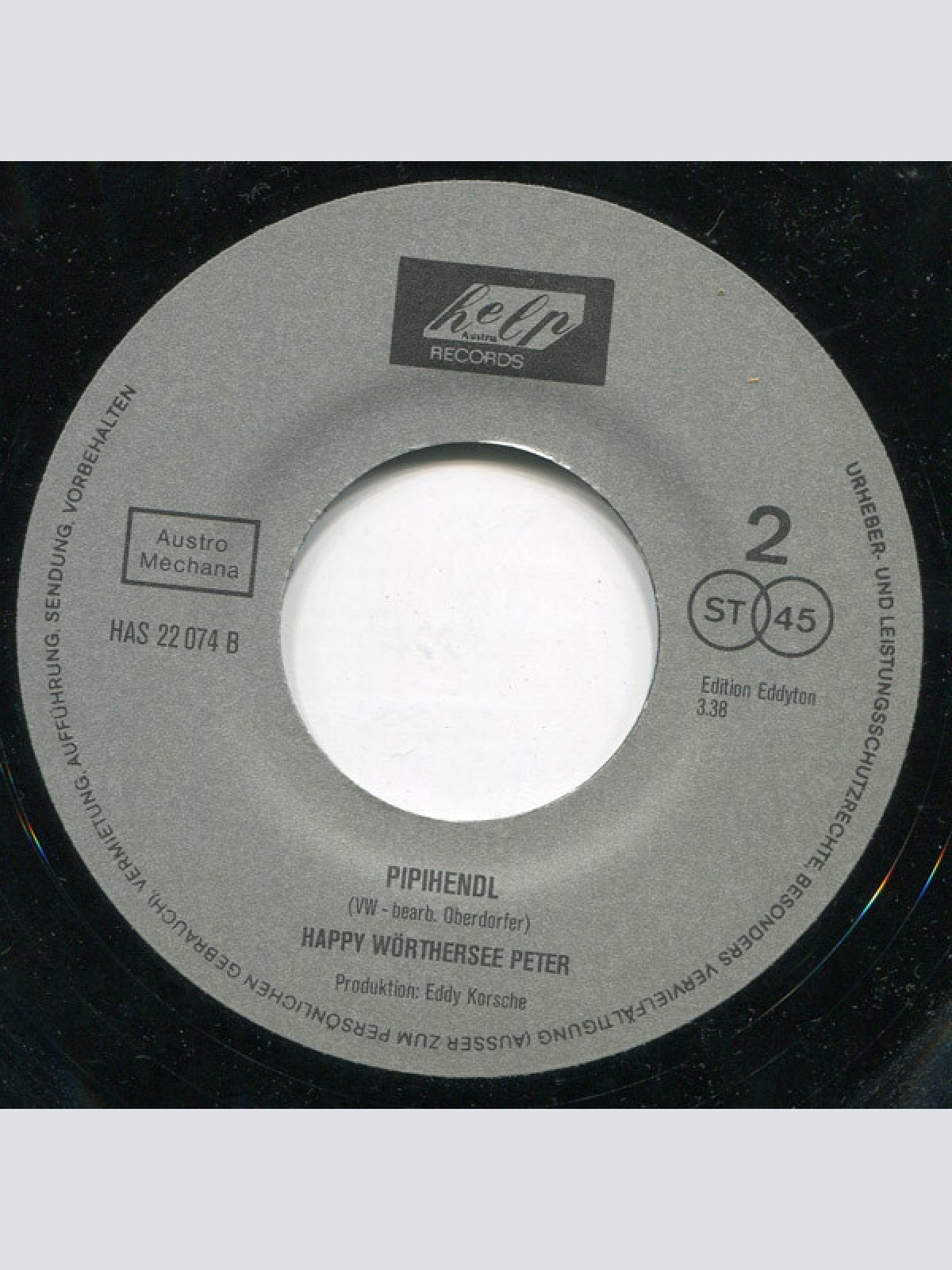 Vinyl / Happy Wörthersee Peter - Ja Das Ist Blöd / Pipihendl