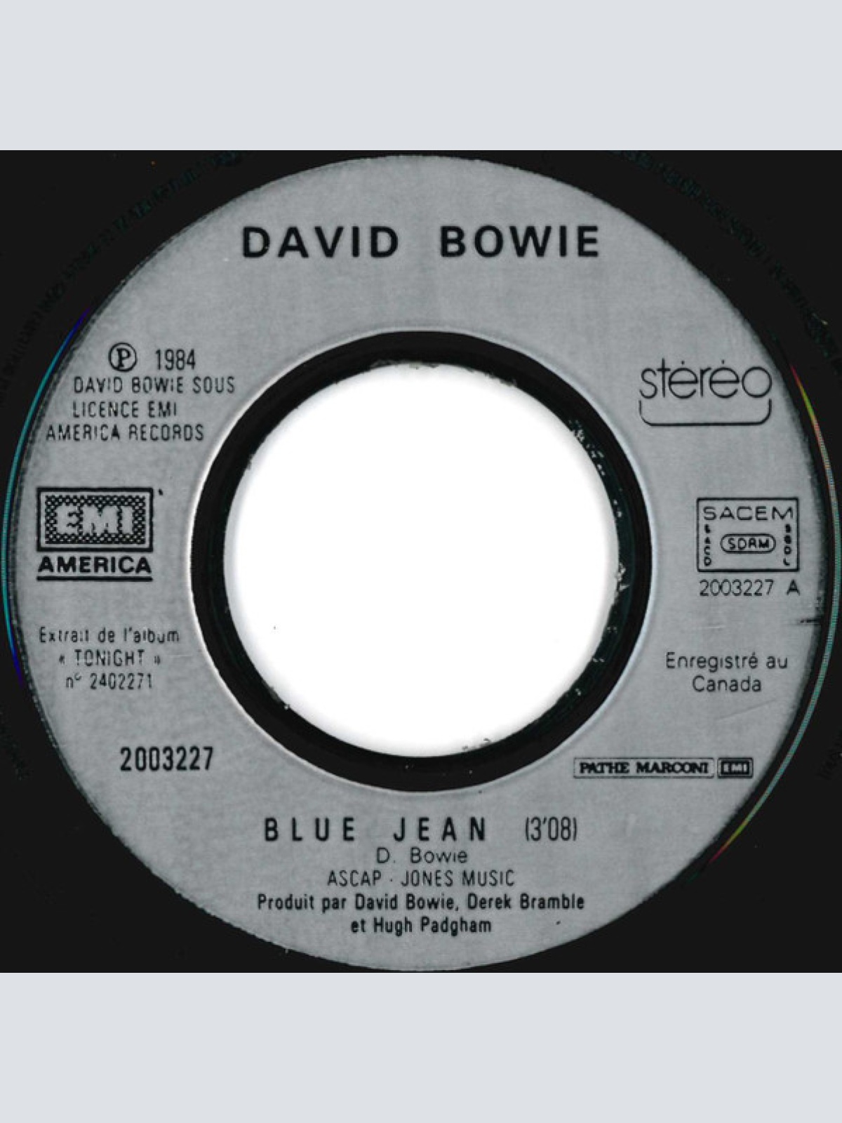Vinyl / David Bowie - Blue Jean