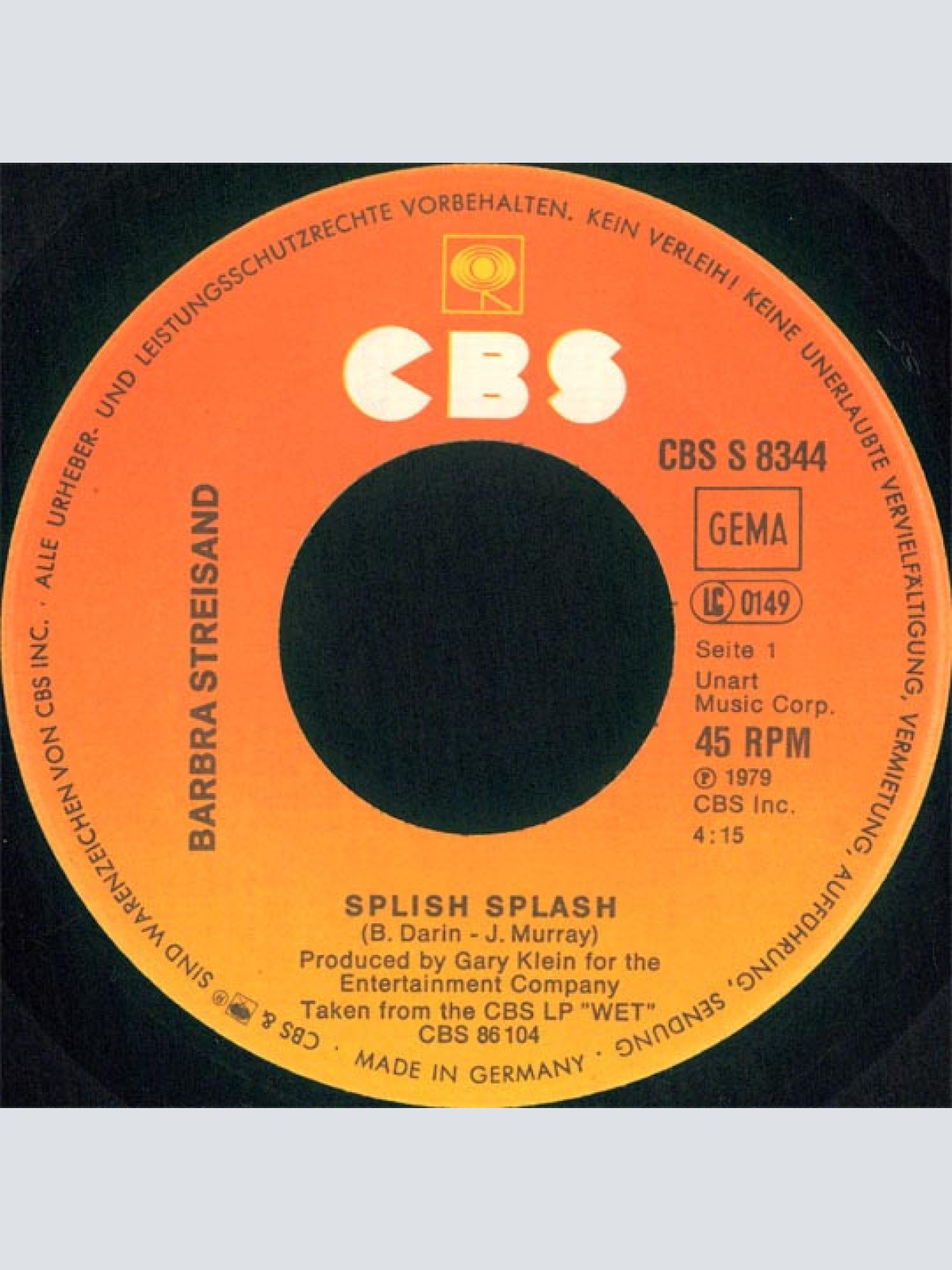 Vinyl / Barbra Streisand - Splish Splash