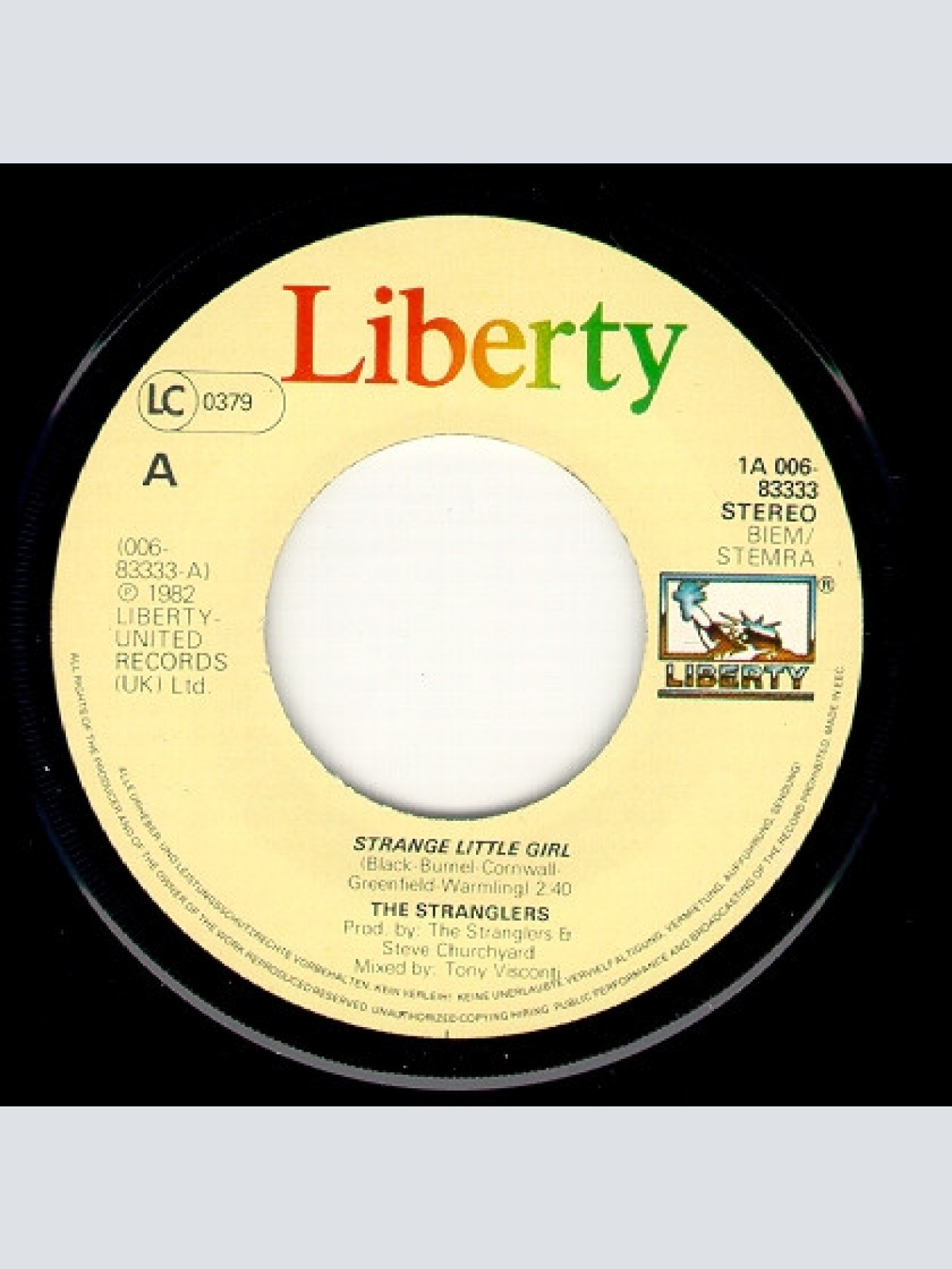 Vinyl / The Stranglers - Strange Little Girl