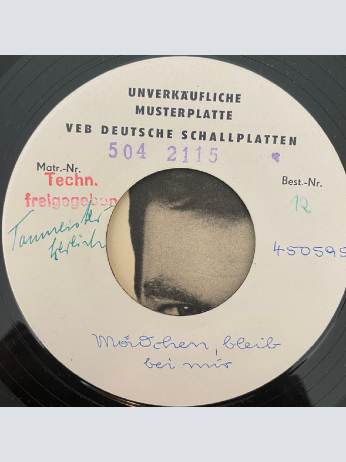 Vinyl / Roland Neudert - Mädchen, Bleib Bei Mir / Hab Doch Mut