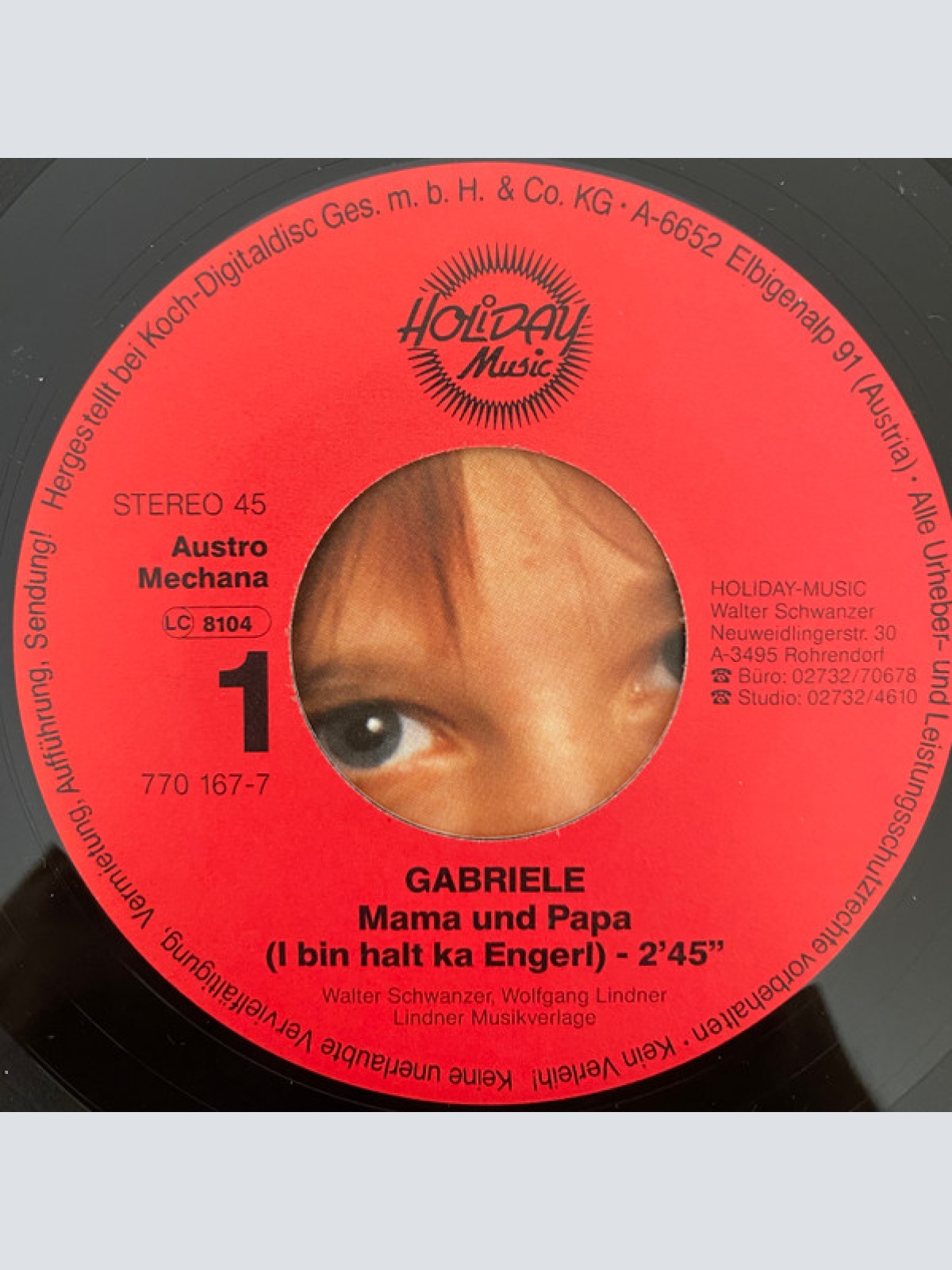 Vinyl / Gabriele (12) - Mama Und Papa / Urlaub Mit Mama