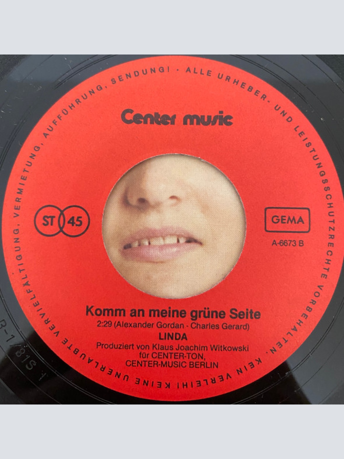 Vinyl / Linda (163) - Ich Schau Über'n Zaun / Komm An Meine Grüne Seite