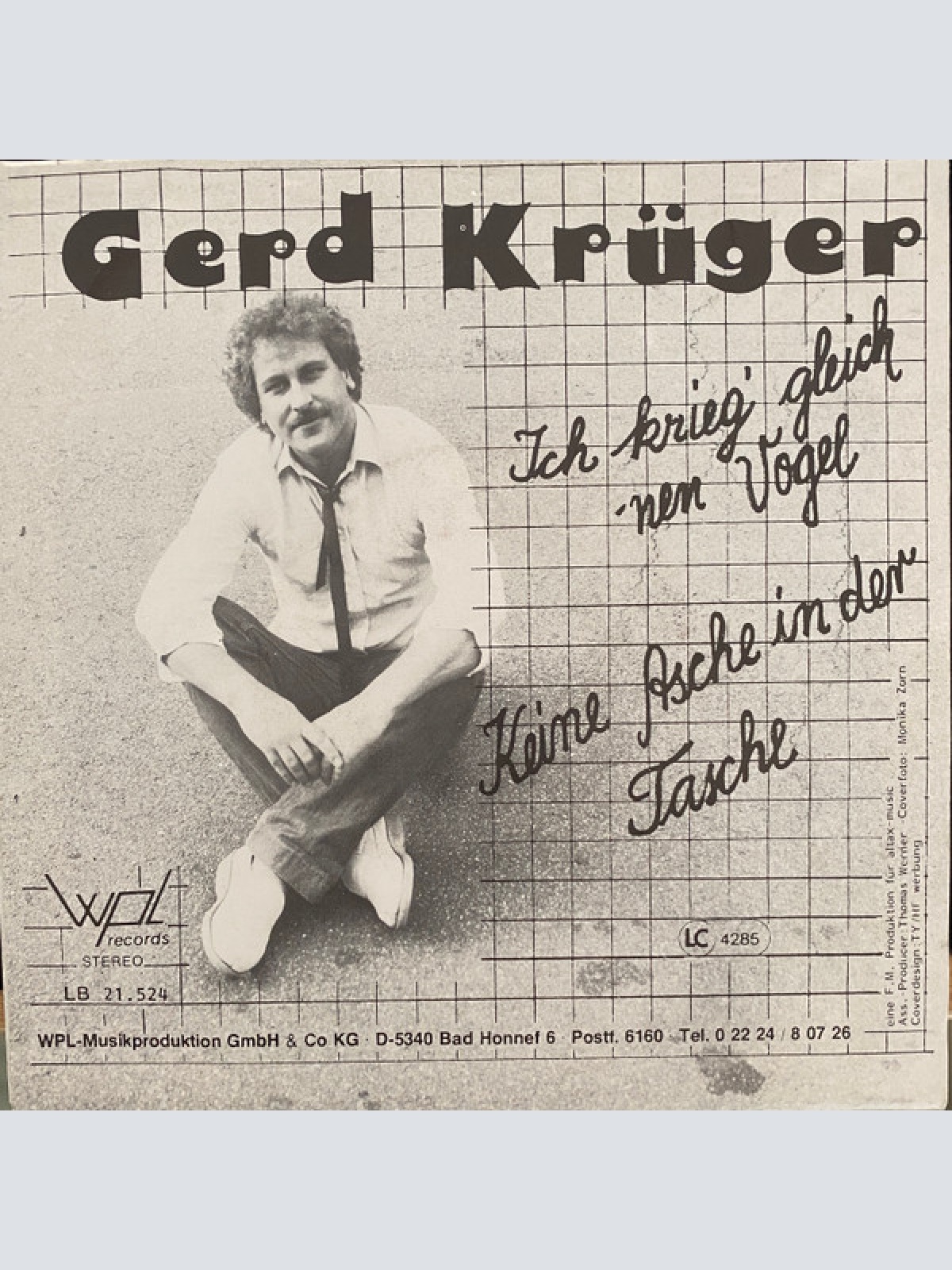 Vinyl / Gerd Krüger (2) - Ich Krieg Gleich 'Nen Vogel / Keine Asche In Der Tasche