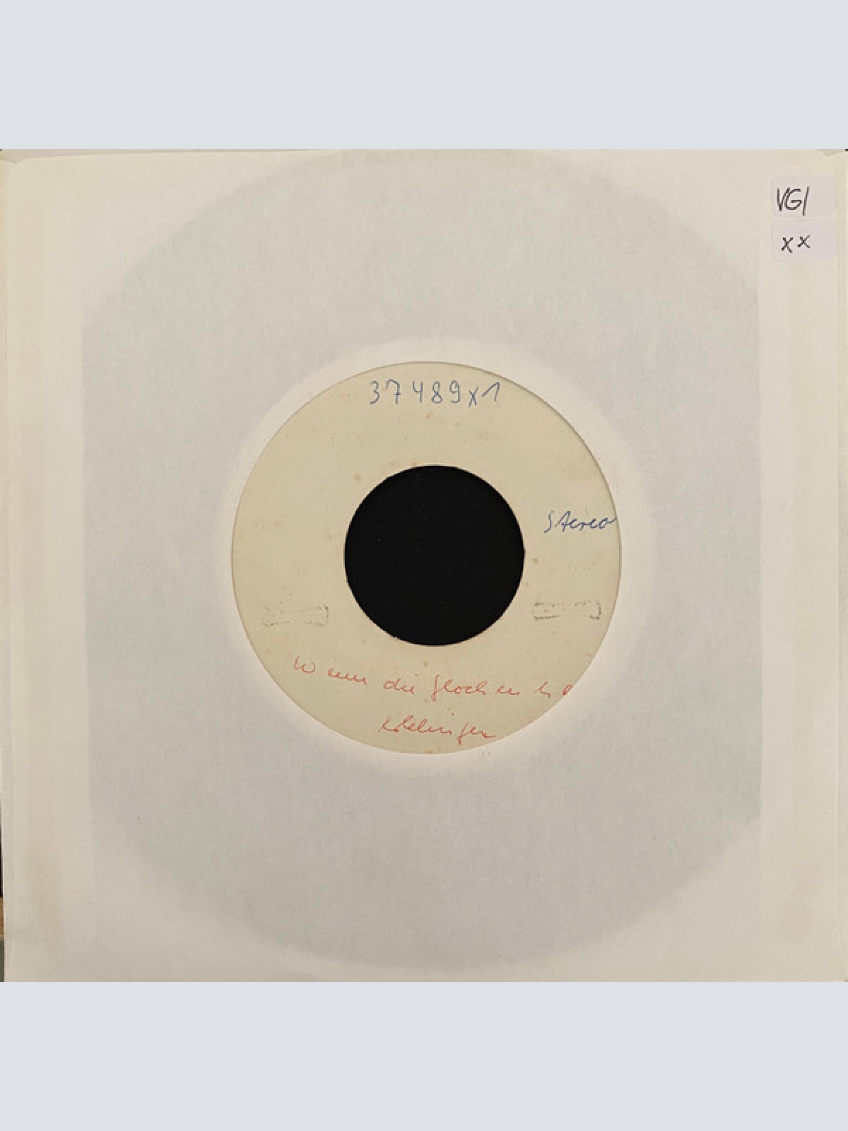 Vinyl / Teddy Reno - Wenn Die Glocken Hell Erklingen / Cosi, Cosi