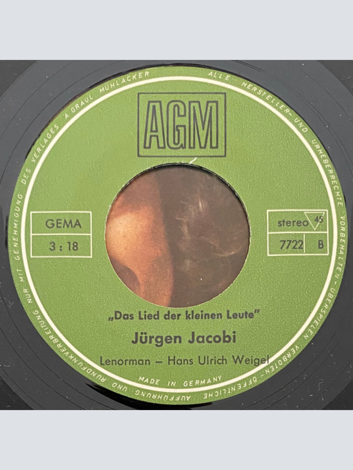 Vinyl / Jürgen Jacobi - Wo Meine Träume Sind / Das Lied Der Kleinen Leute