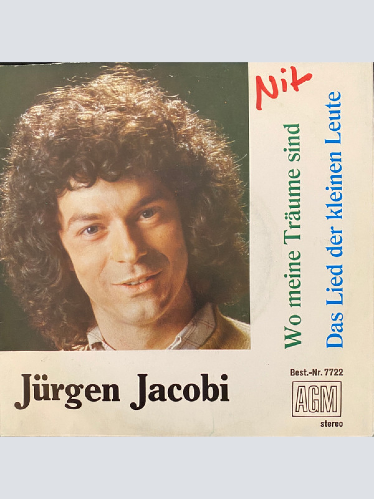 Vinyl / Jürgen Jacobi - Wo Meine Träume Sind / Das Lied Der Kleinen Leute