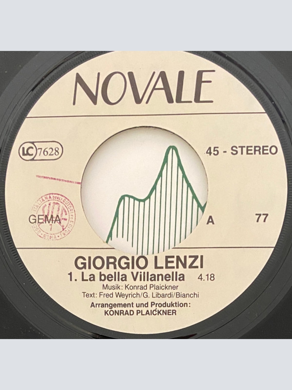 Vinyl / Giorgio Lenzi - Die Stimme Der Dolomiten* - La Bella Villanella / Tina Maria