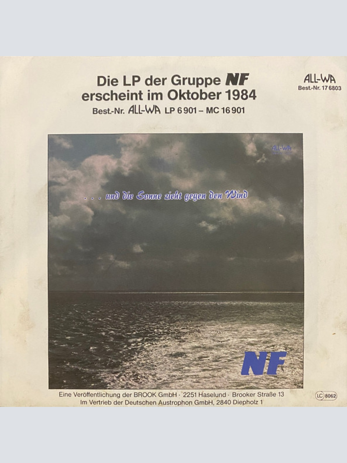 Vinyl / NF (5) - NF / ... Und Die Sonne Zieht Gegen Den Wind