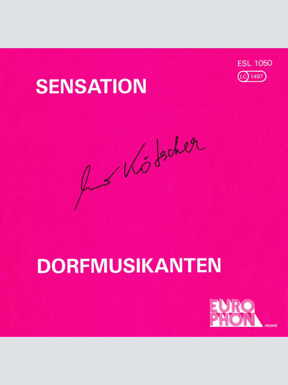 Vinyl / Orchester Peter Asam - Sensation / Dorfmusikanten