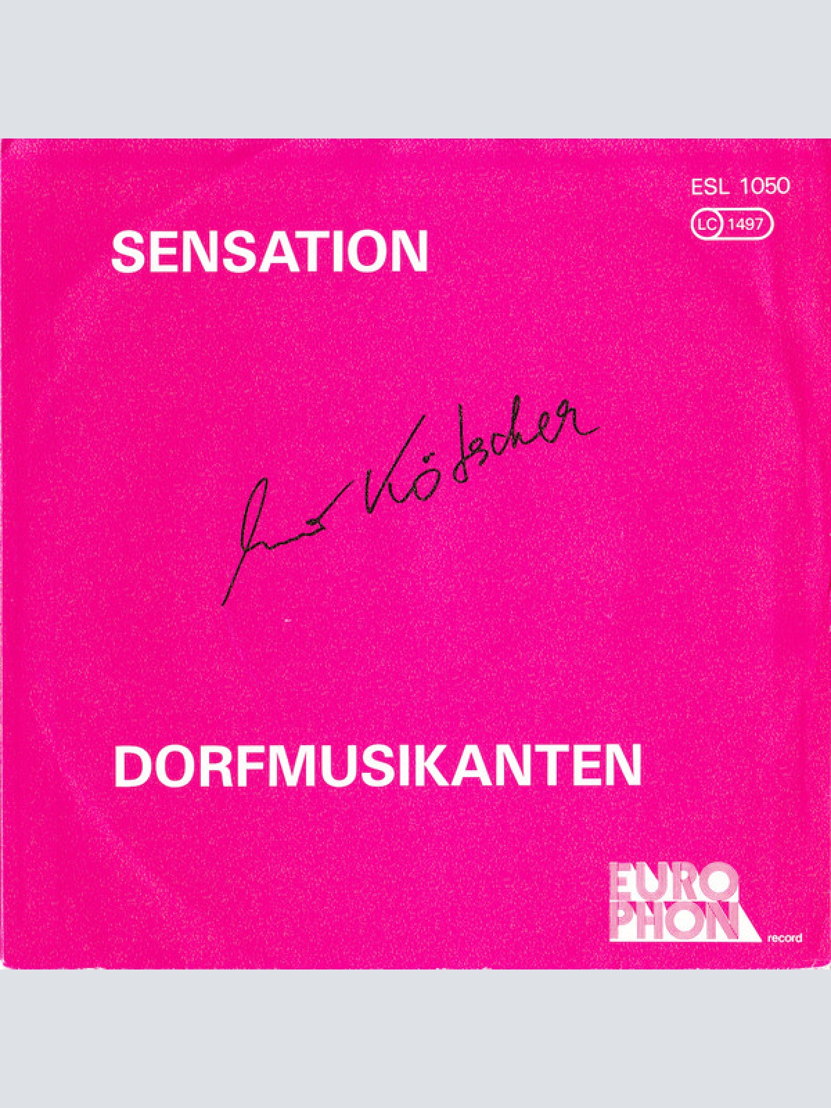 Vinyl / Orchester Peter Asam - Sensation / Dorfmusikanten